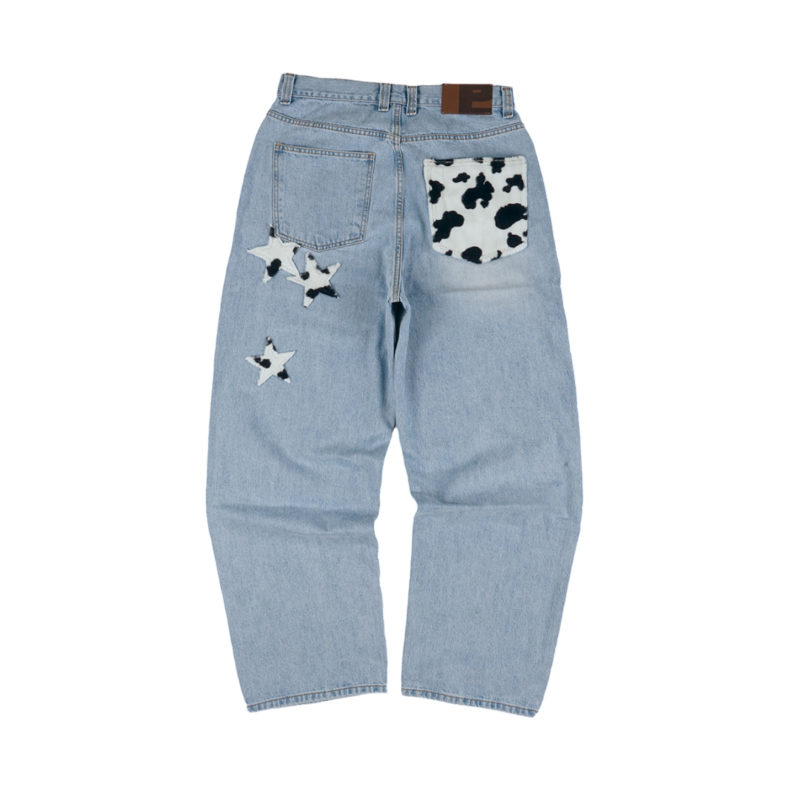 이알티알 카우 스타 데님 팬츠 라이트 블루(ERTR Cow Star Denim Pants Light Blue) - 2