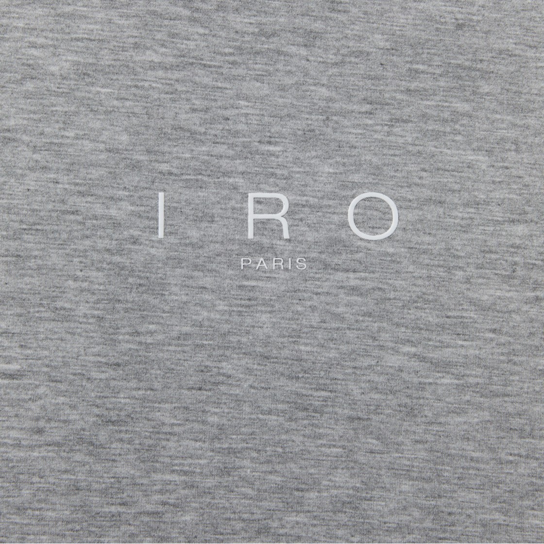 이로 보일 쿠션지 후드 집업 티셔츠 그레이(IRO Voile Cushioned Fabric Hooded Zip-Up T-Shirt Gray) - 5