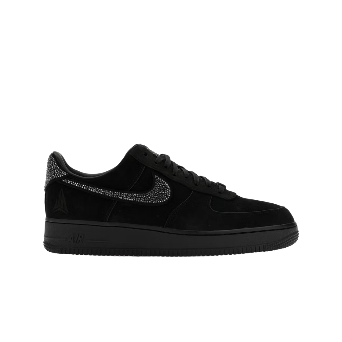 나이키 x 자 모란트 x 스와로브스키 에어포스 1 로우 LX 블랙 메탈릭 실버(Nike x Ja Morant x Swarovski Air Force 1 Low LX Black Metallic Silver) - 1