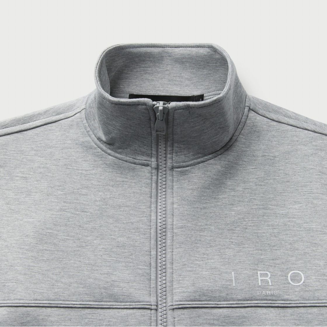 이로 코멧 쿠션지 하이넥 점퍼 그레이(IRO Comet Cushioned Fabric High-Neck Jumper Gray) - 4