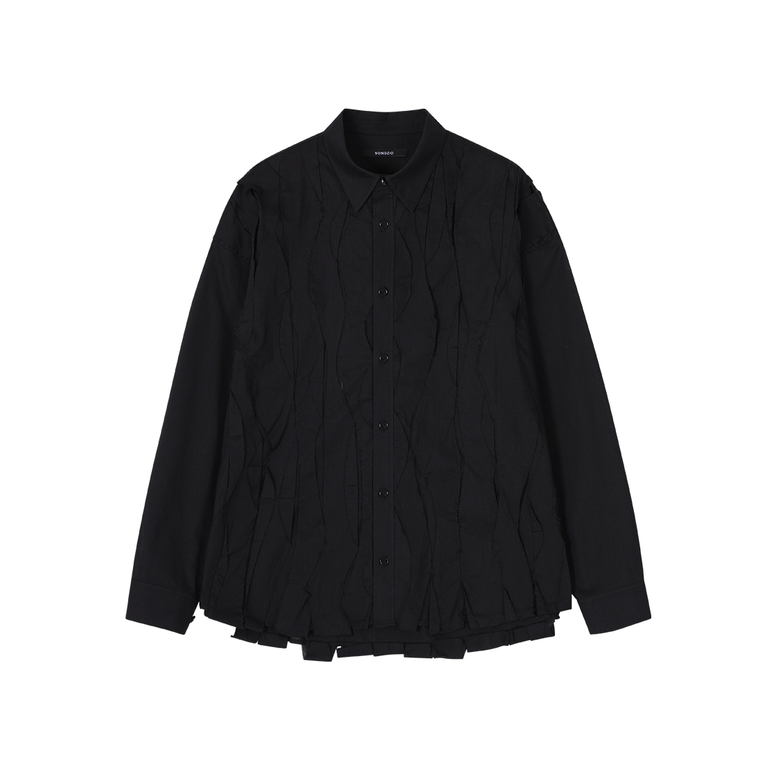 SI2SH712BK SONGZIO COLLECTION Fragment Shirt Black