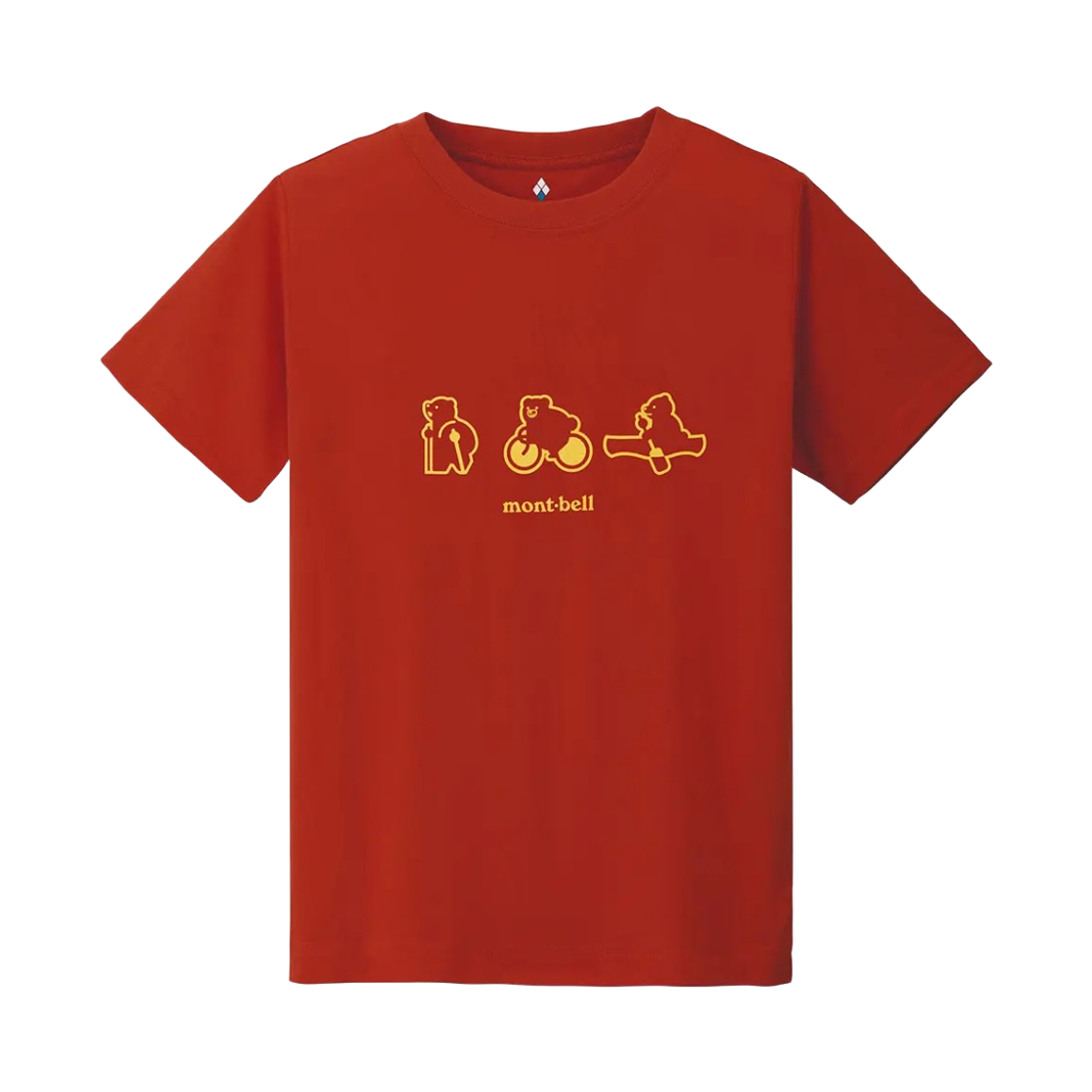 1114809 (Kids) Montbell Wickron Activities T-Shirt Orange