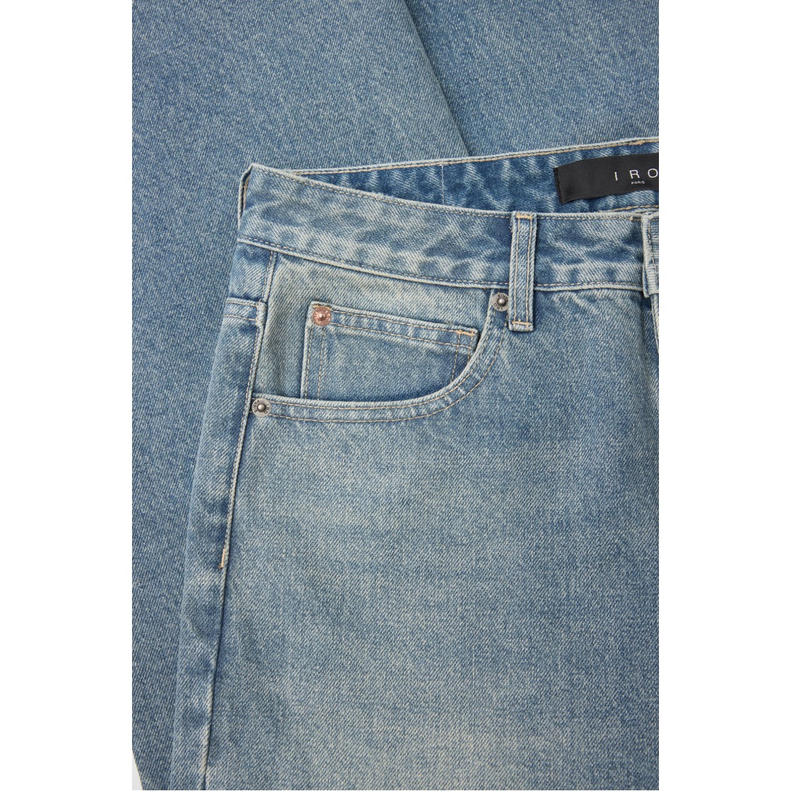 이로 스트레이트 핏 데님 팬츠 라이트 블루(IRO Straight-Fit Denim Pants Light Blue) - 5