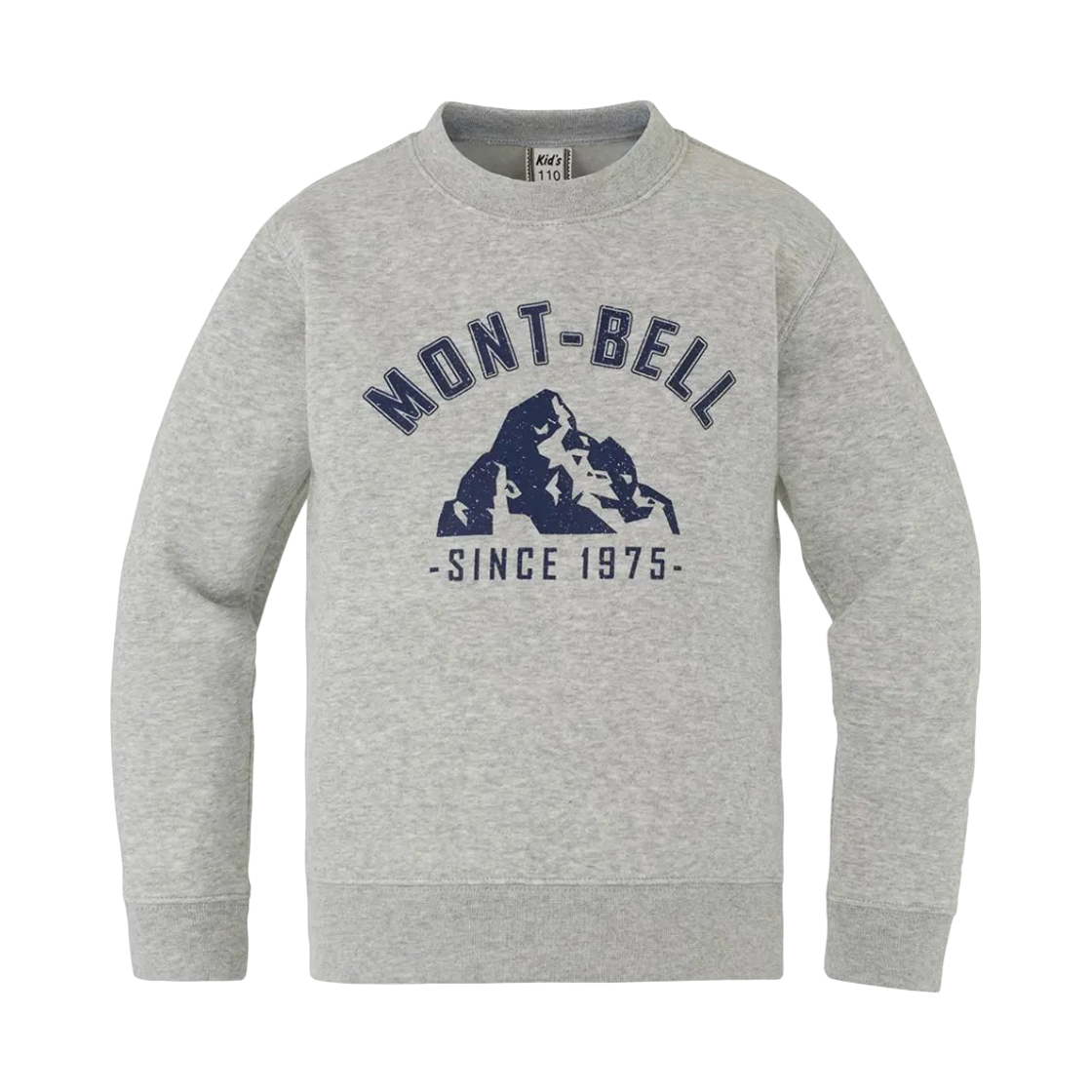 2104861 (Kids) Montbell Cotton Sweatshirt Light Gray