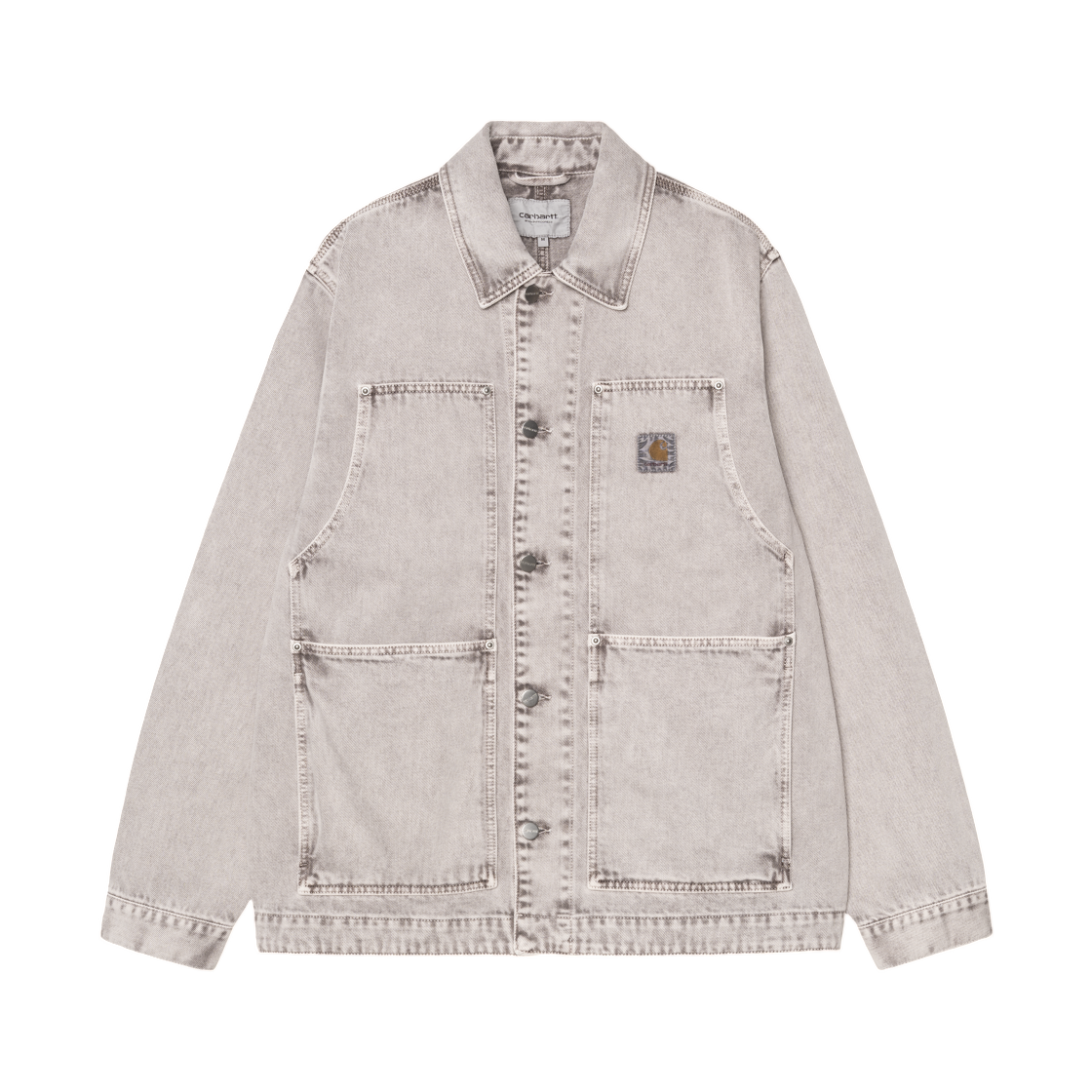 I036496-3IS-5F Carhartt WIP OG Double Front Jacket Shale Chalk Wash