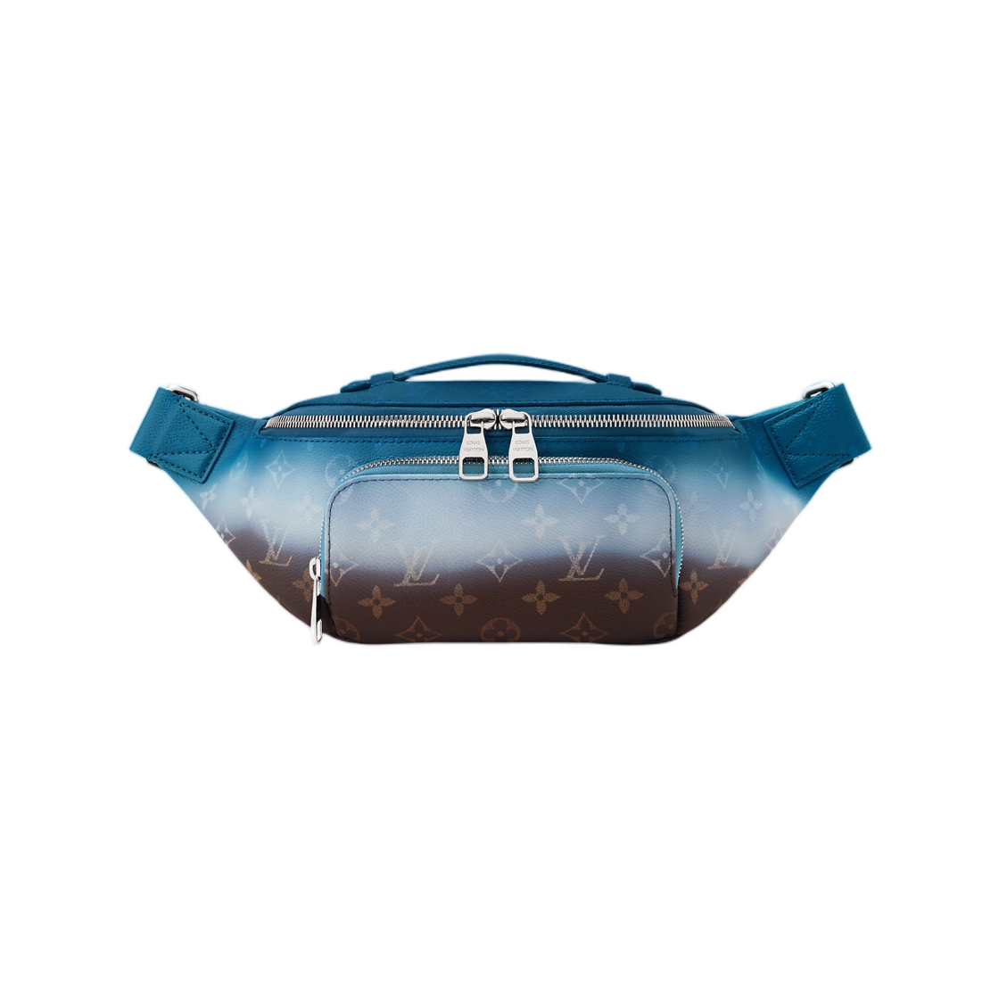 M28023 Louis Vuitton Rush Bumbag Blue Monogram Pigment