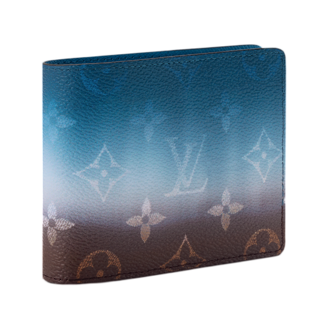 루이비통 슬렌더 월렛 블루 모노그램 피그먼트(Louis Vuitton Slender Wallet Blue Monogram Pigment) - 2