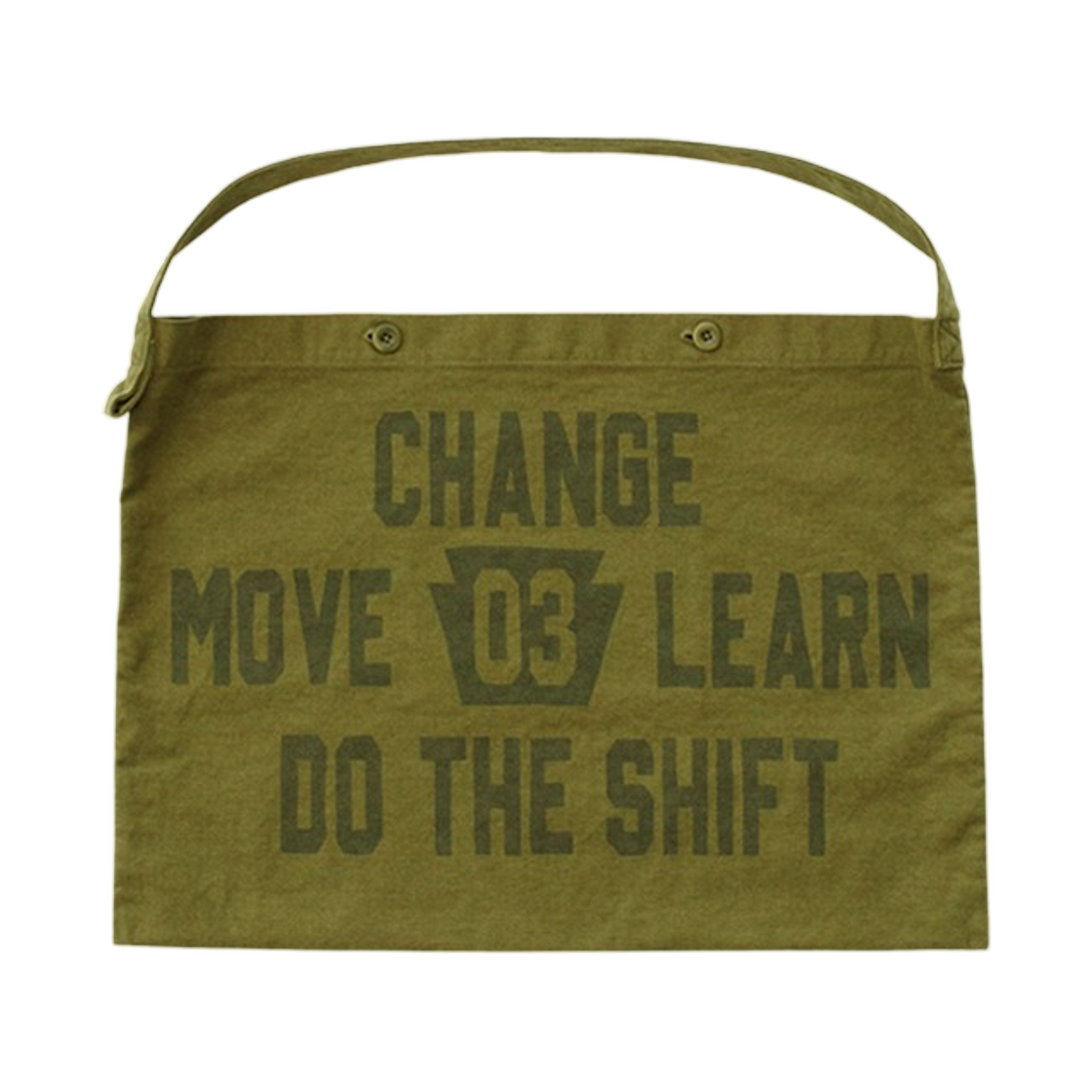 컬렉트 피시스 CML 메신저 백 올리브 그린(Collect Pieces CML Messenger Bag Olive Green)