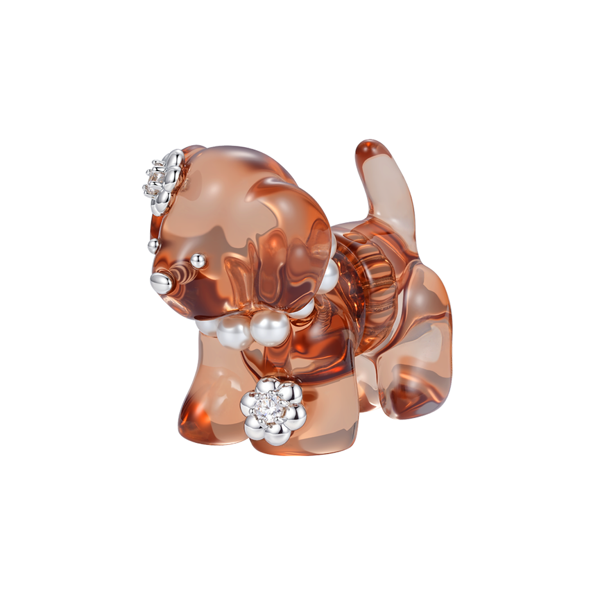 위민 스플릿 퍼피 이어링 트랜스페어런트 - 26SS(Yvmin Split Puppy Earring Transparent - 26SS) - 4