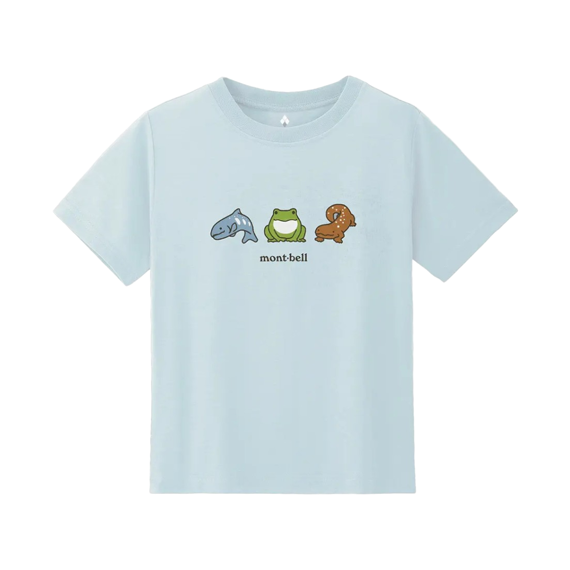 1114814 (Kids) Montbell Wickron River Friends T-Shirt Light Blue