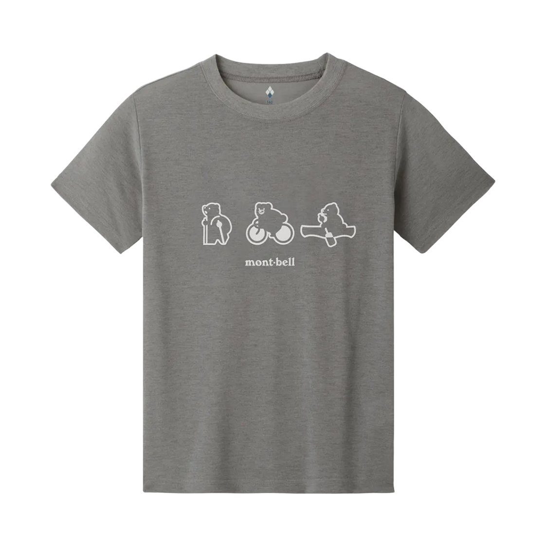 1114809 (Kids) Montbell Wickron Activities T-Shirt Dark Gray