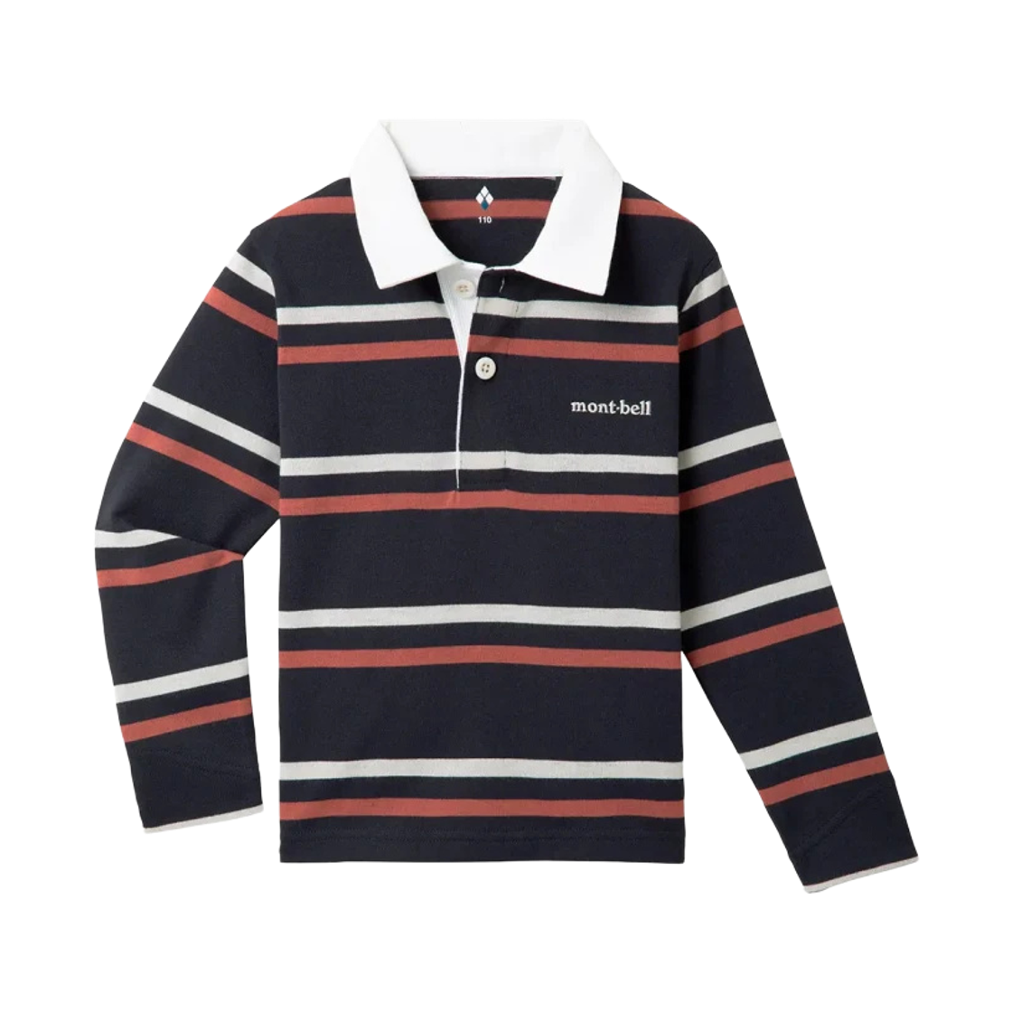 1104915 (Kids) Montbell Wickron Rugger Shirt Navy 23