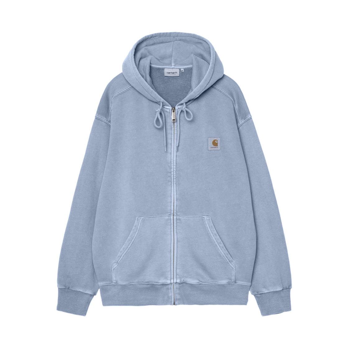 I033064-3HX-GD Carhartt WIP Hooded Nelson Jacket Gentle Blue Garment Dyed