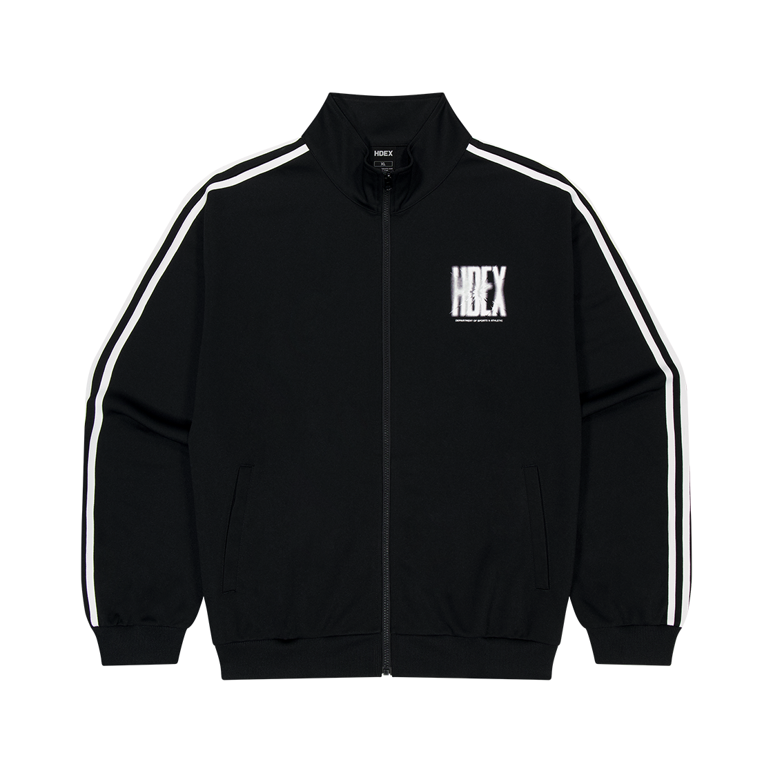 H3AM1MLJK990BK HDEX Crack Printed Track Jacket Black