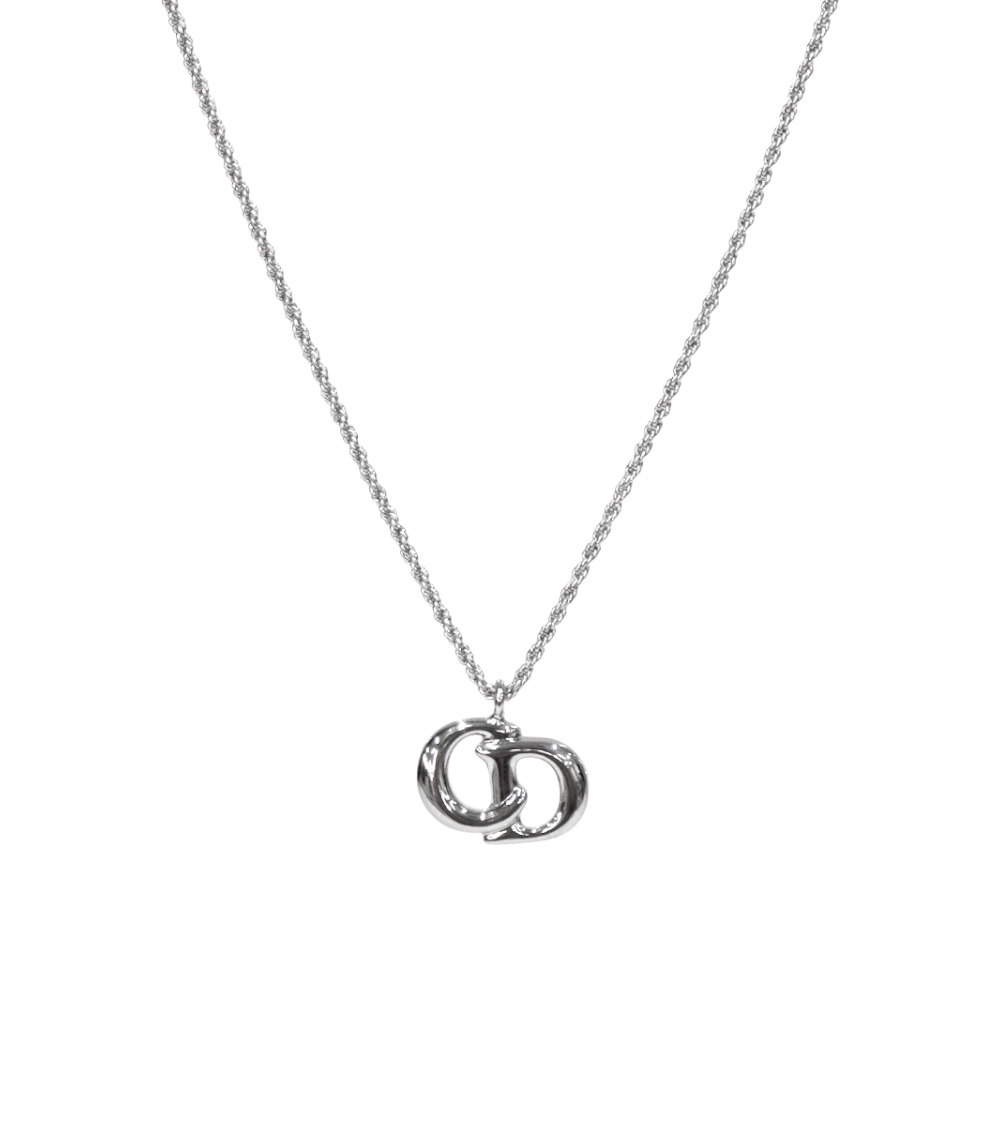 ITRNRNMGEGRU Dior CD Silver Necklace A-B48178