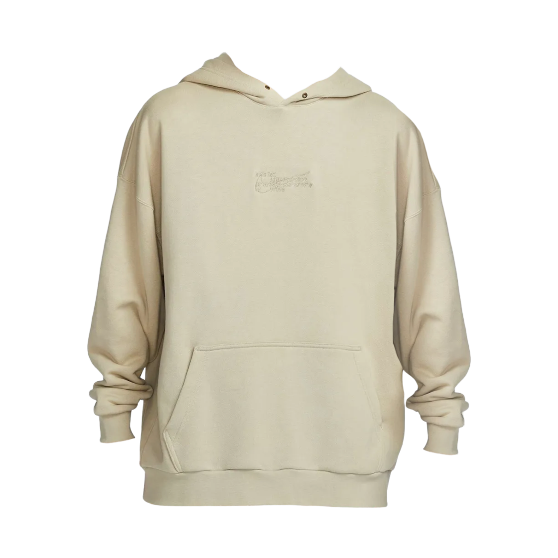 HV4722-251 Nike Club Oversized French Terry Pullover Hoodie Desert Khaki - Asia