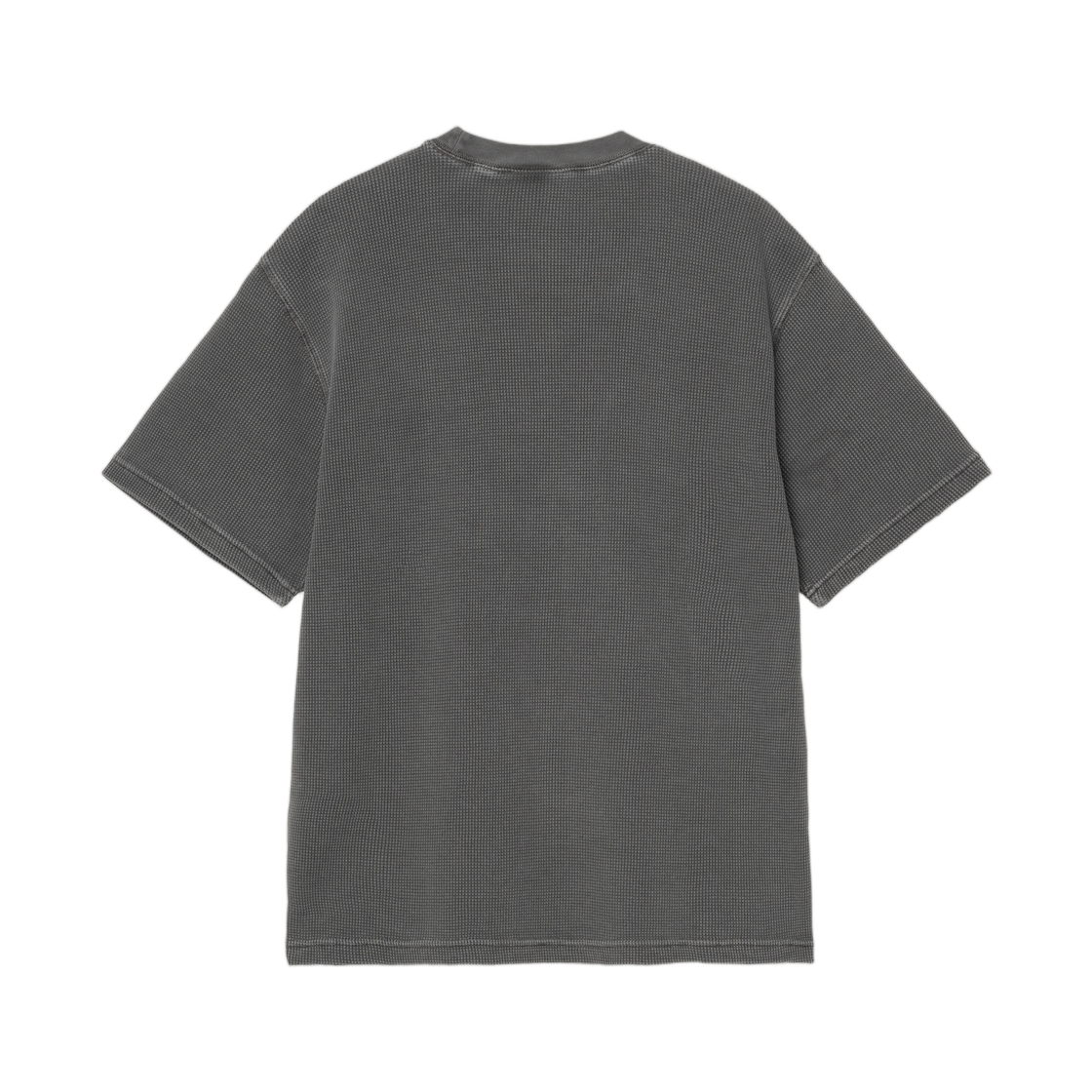 칼하트 WIP 숏슬리브 넬슨 와플 티셔츠 블랙 가먼트 다이드(Carhartt WIP S/S Nelson Waffle T-Shirt Black Garment Dyed) - 2