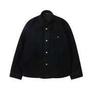 IRO Lustre Velvet Shirt Jacket Black