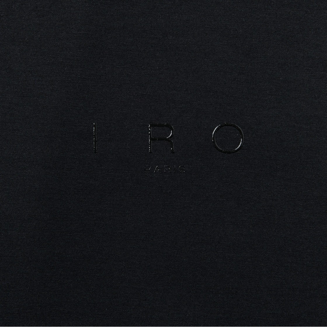 이로 보일 쿠션지 후드 집업 티셔츠 블랙(IRO Voile Cushioned Fabric Hooded Zip-Up T-Shirt Black) - 5