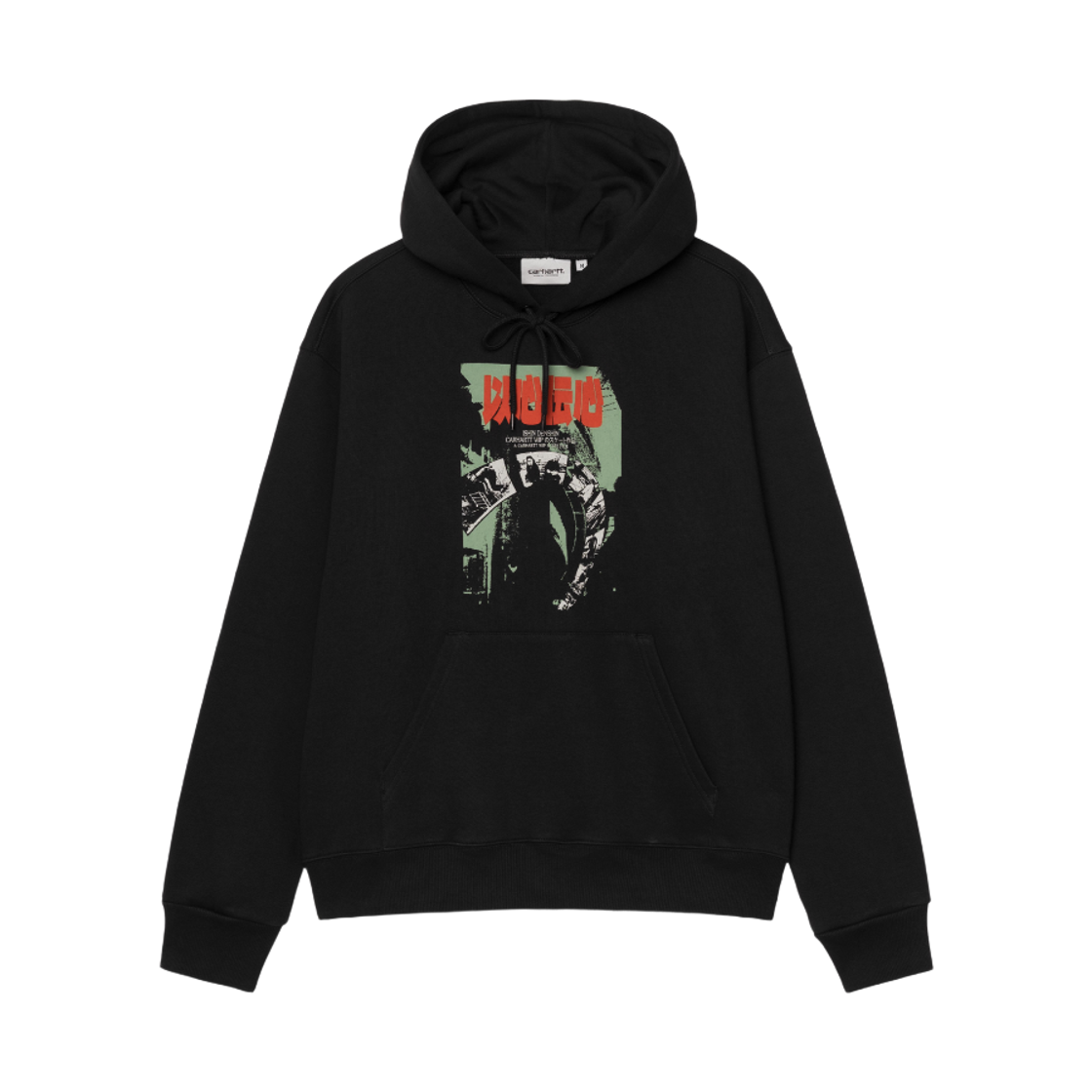 I037196-89-XX Carhartt WIP Ishin Denshin Hoodie Black