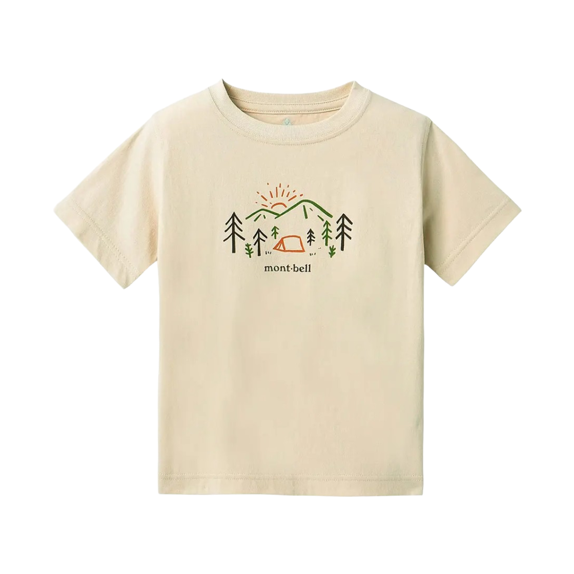 2104751 (Kids) Montbell Cotton Yama No Asa T-Shirt Ivory