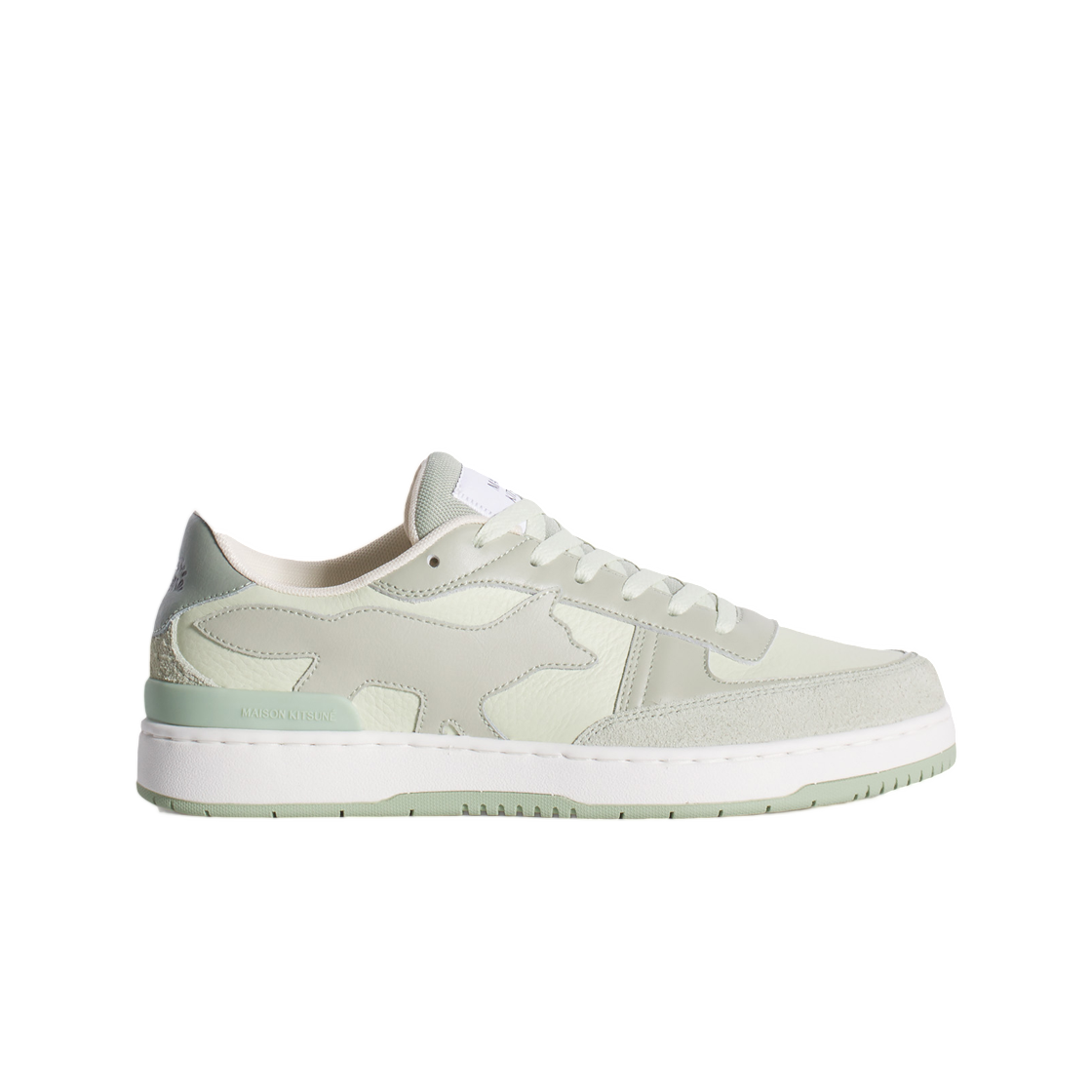 메종 키츠네 치루 트레이너 코트 그린 민트 아이스(Maison Kitsune Chiru Trainers Court Green Mint Ice)