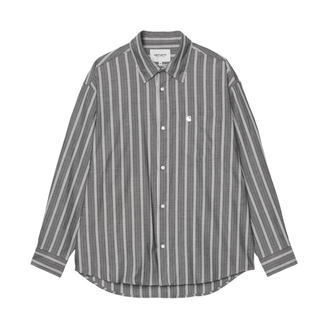 I036201-3OB-XX Carhartt WIP L/S Beale Shirt Beale Stripe Black White