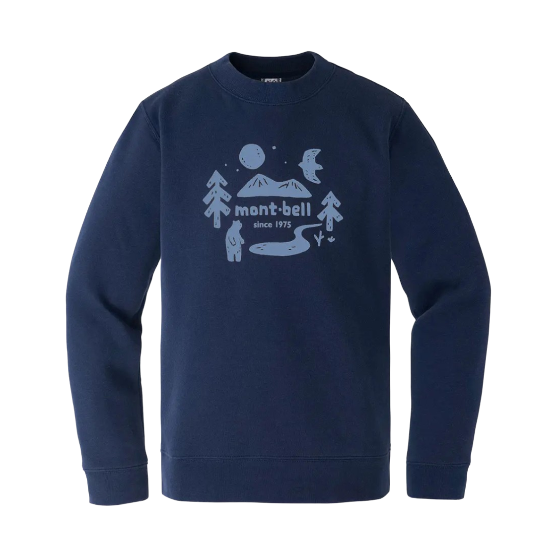 2104862 (Kids) Montbell Cotton Sweatshirt Navy