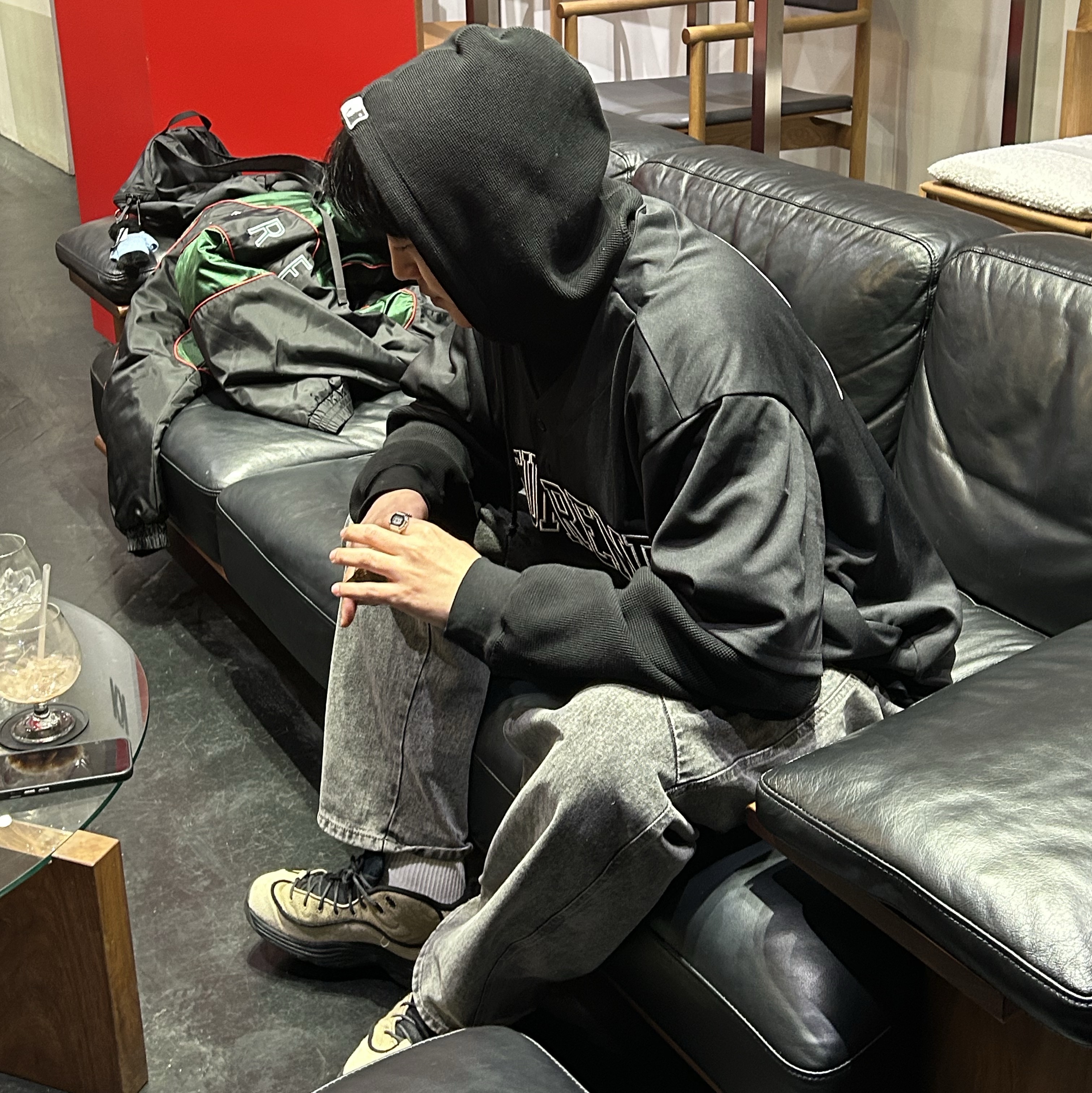 Supreme x Chicago White Sox Hooded Baseball Jersey Black - 25FW, Casio 50th Anniversary Ring Watch CRW-001-1 착용 스타일 - 3