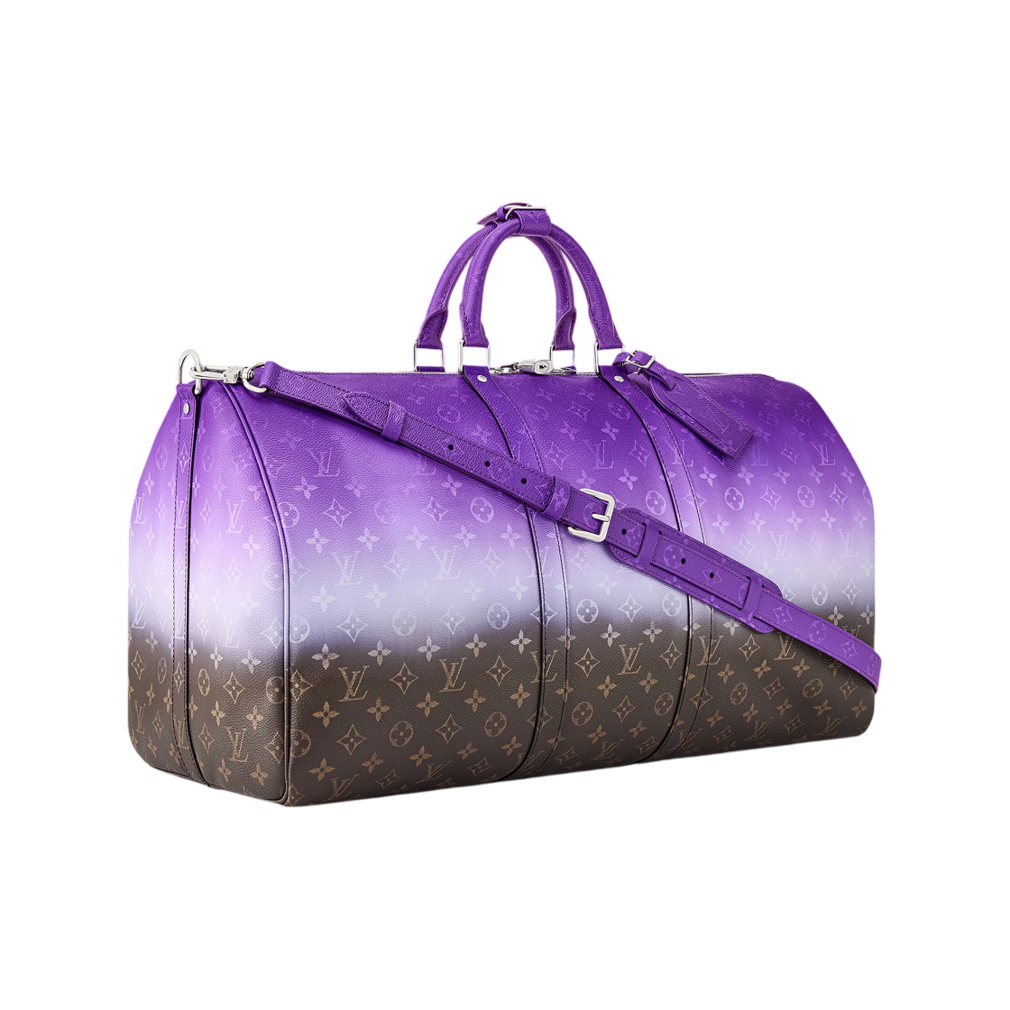 루이비통 키폴 Bandoulière 55 퍼플 모노그램 피그먼트(Louis Vuitton Keepall Bandouliere 55 Purple Monogram Pigment) - 2
