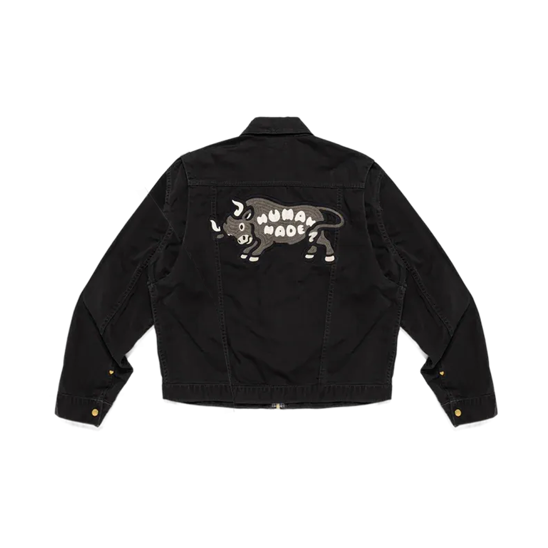 휴먼 메이드 집업 워크 자켓 고베 블랙(Human Made Zip-Up Work Jacket Kobe Black) - 2