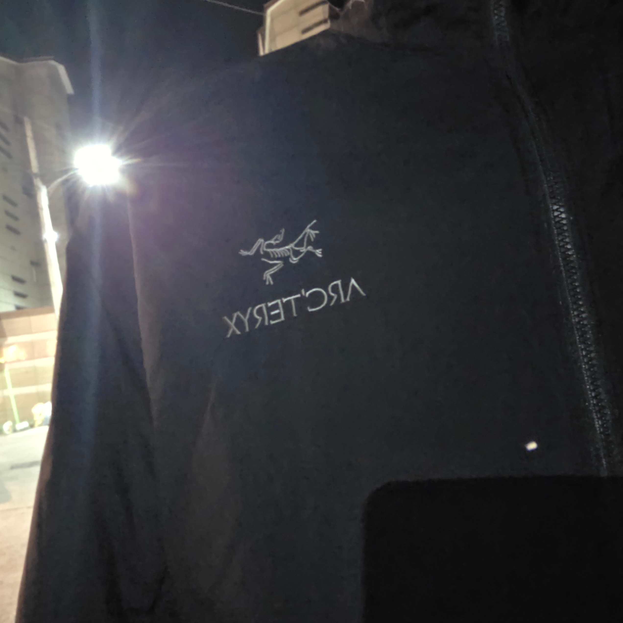 Arc'teryx Atom Hoody Black 착용 스타일