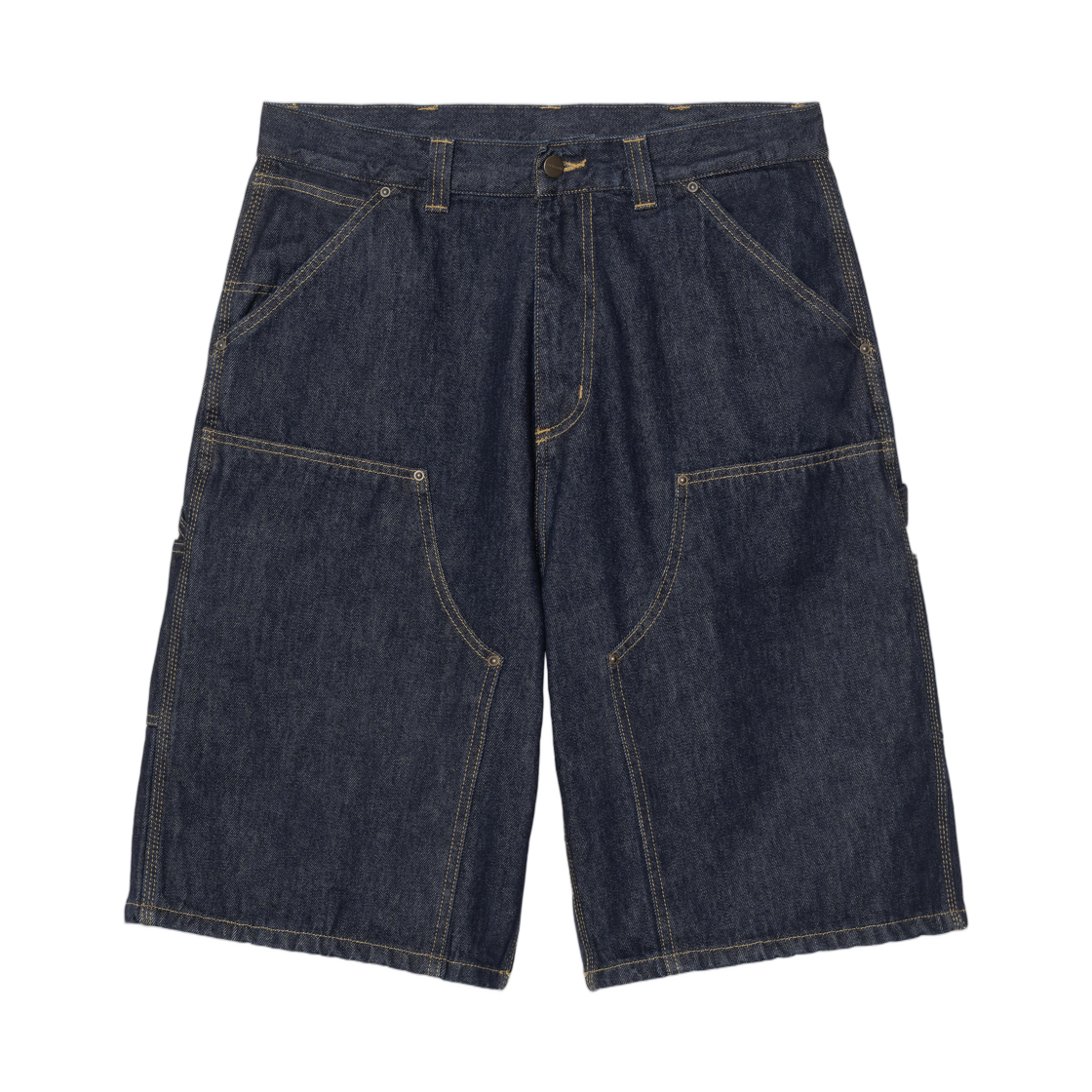 칼하트 WIP OG 더블 니 쇼츠 블루 린스드(Carhartt WIP OG Double Knee Short Blue Rinsed) - 2