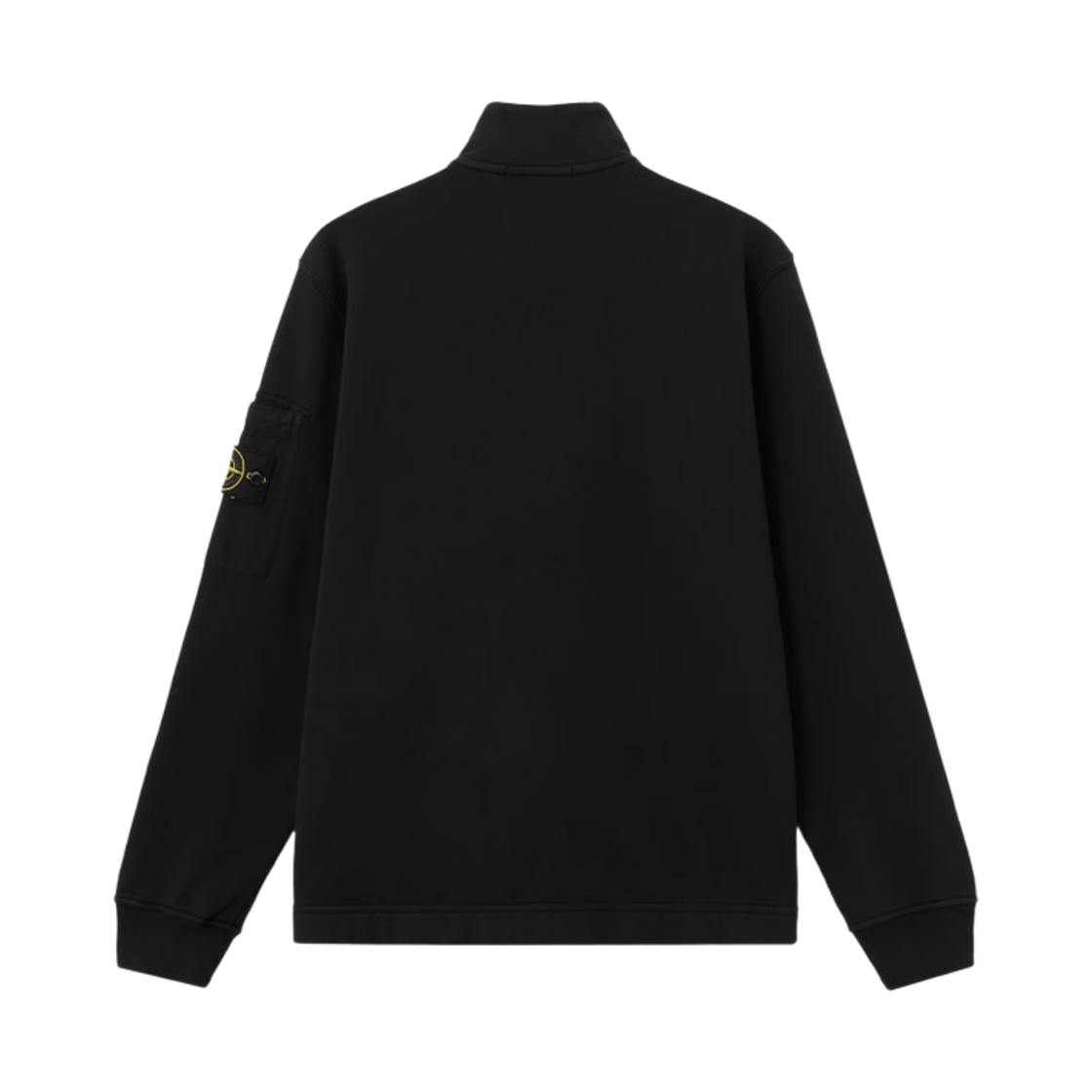 스톤 아일랜드 6100018 코튼 플리스 레귤러 핏 시즈널 포켓 트랙 자켓 블랙 - 26SS(Stone Island 6100018 Cotton Fleece Regular Fit Track Jacket with Seasonal Pocket Black - 26SS) - 2