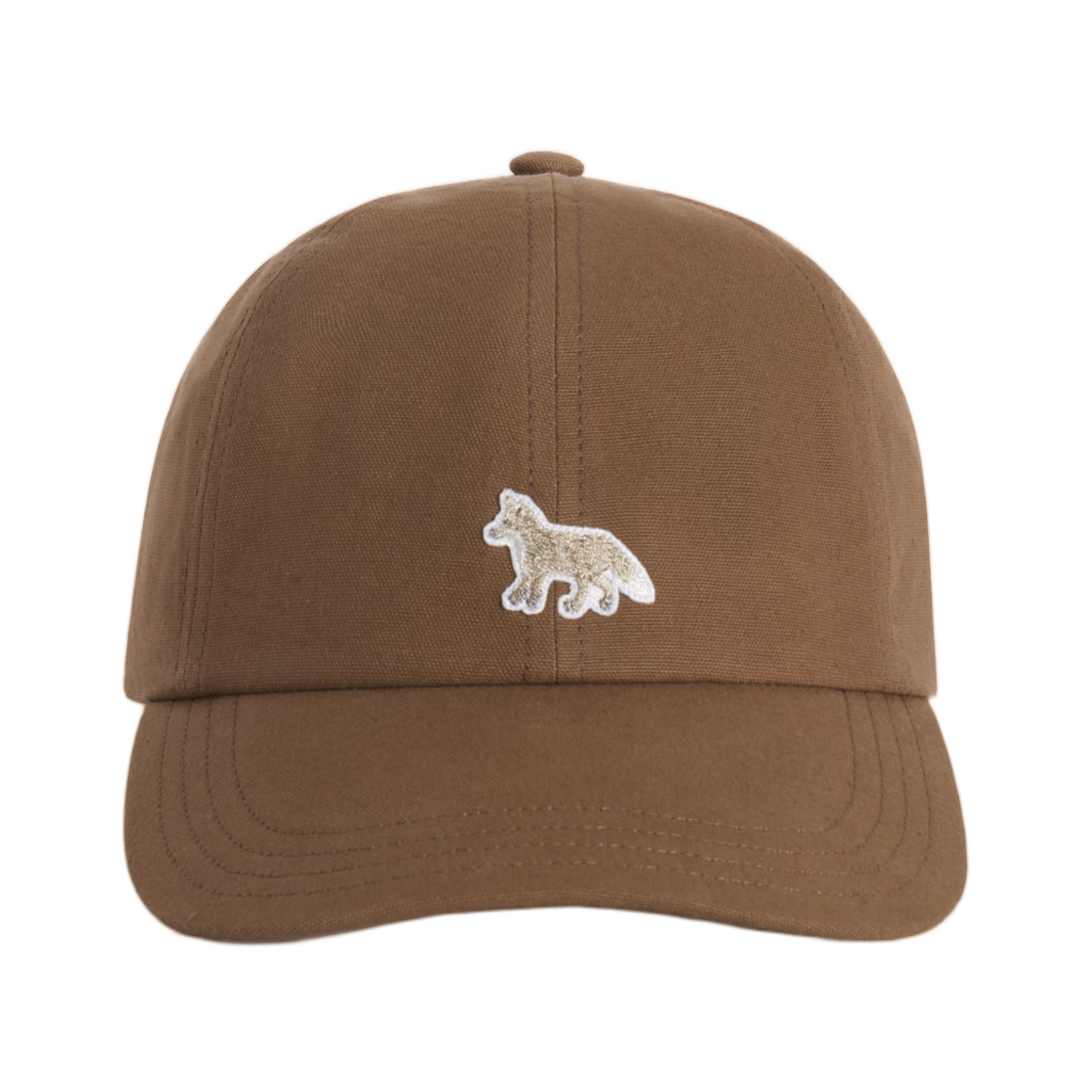 OW06108WB0026-0490 Maison Kitsune Baby Fox Cap Taupe Gray