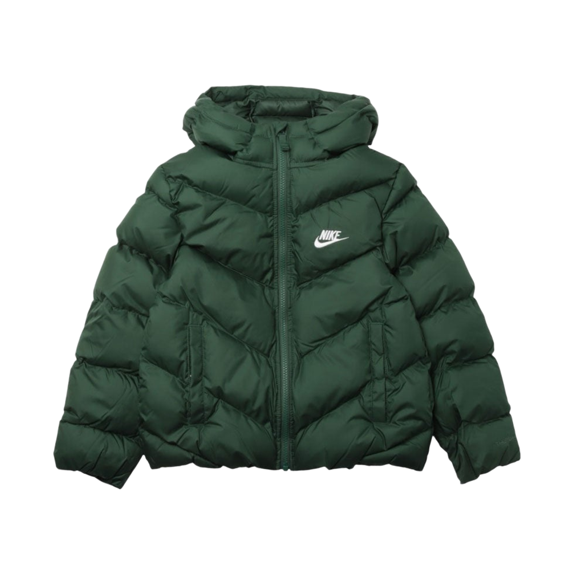 HQ4976-323 (Kids) Nike NSW All Day Play Therma-Fit Loose-Fit Puffer Jacket Fir White (HQ4976-323)