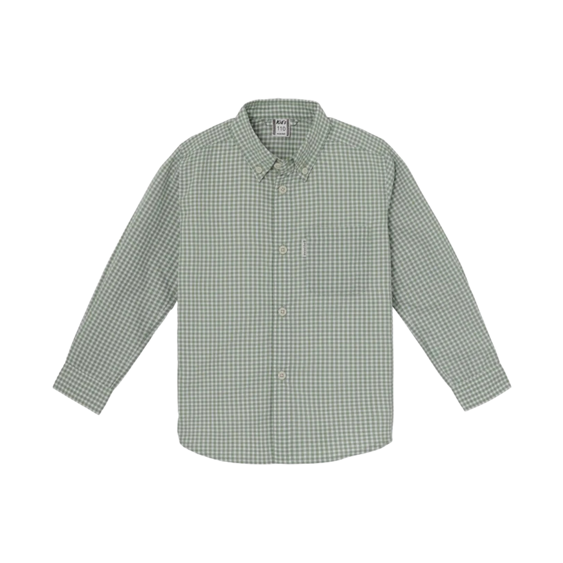 1114553 (Kids) Montbell Wickron Dry Touch Long Sleeve Shirt Green