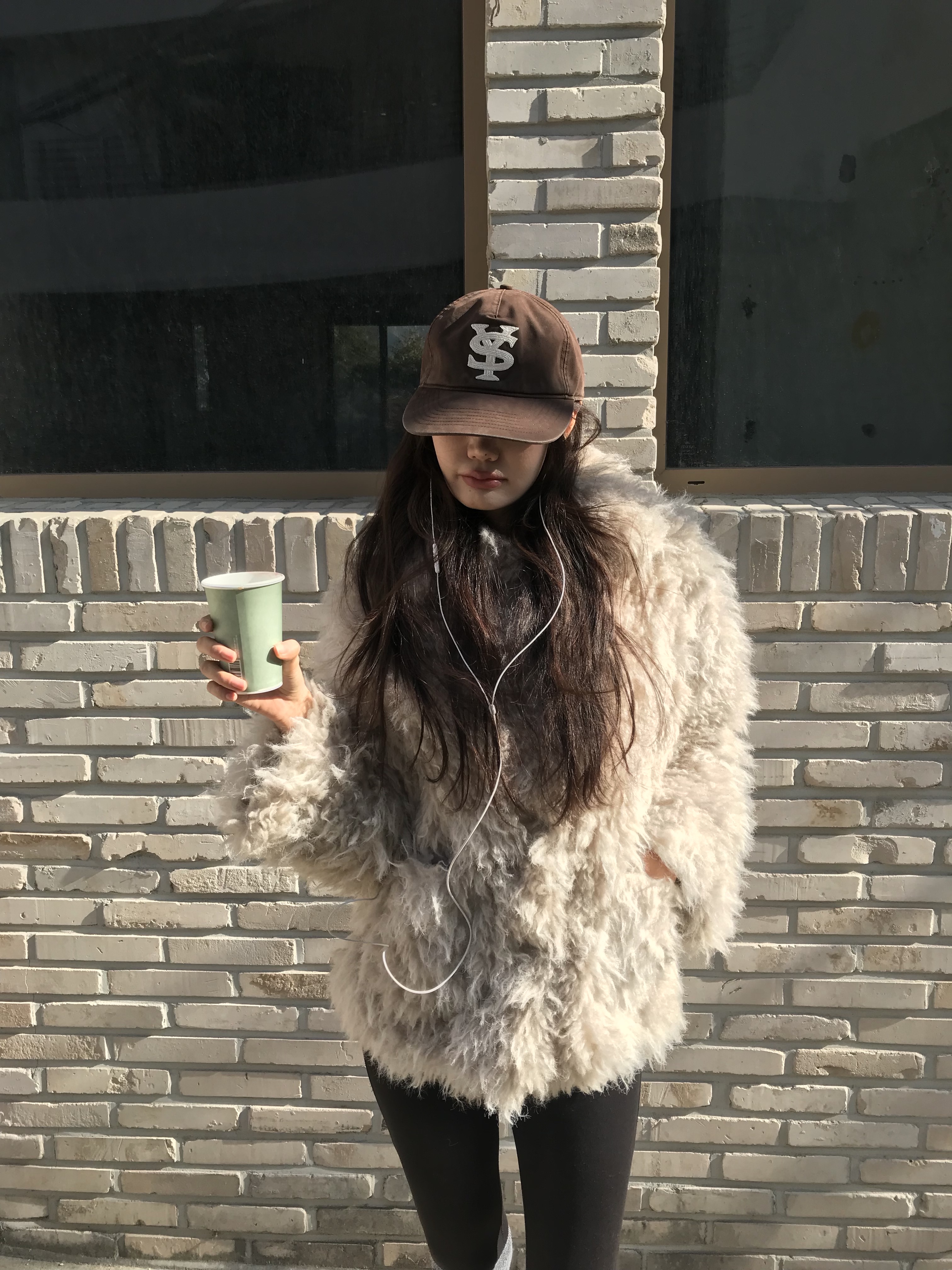 Sunday Ceremony Sy Logo 5 Panel Cotton Cap - Navy 착용 스타일 - 8