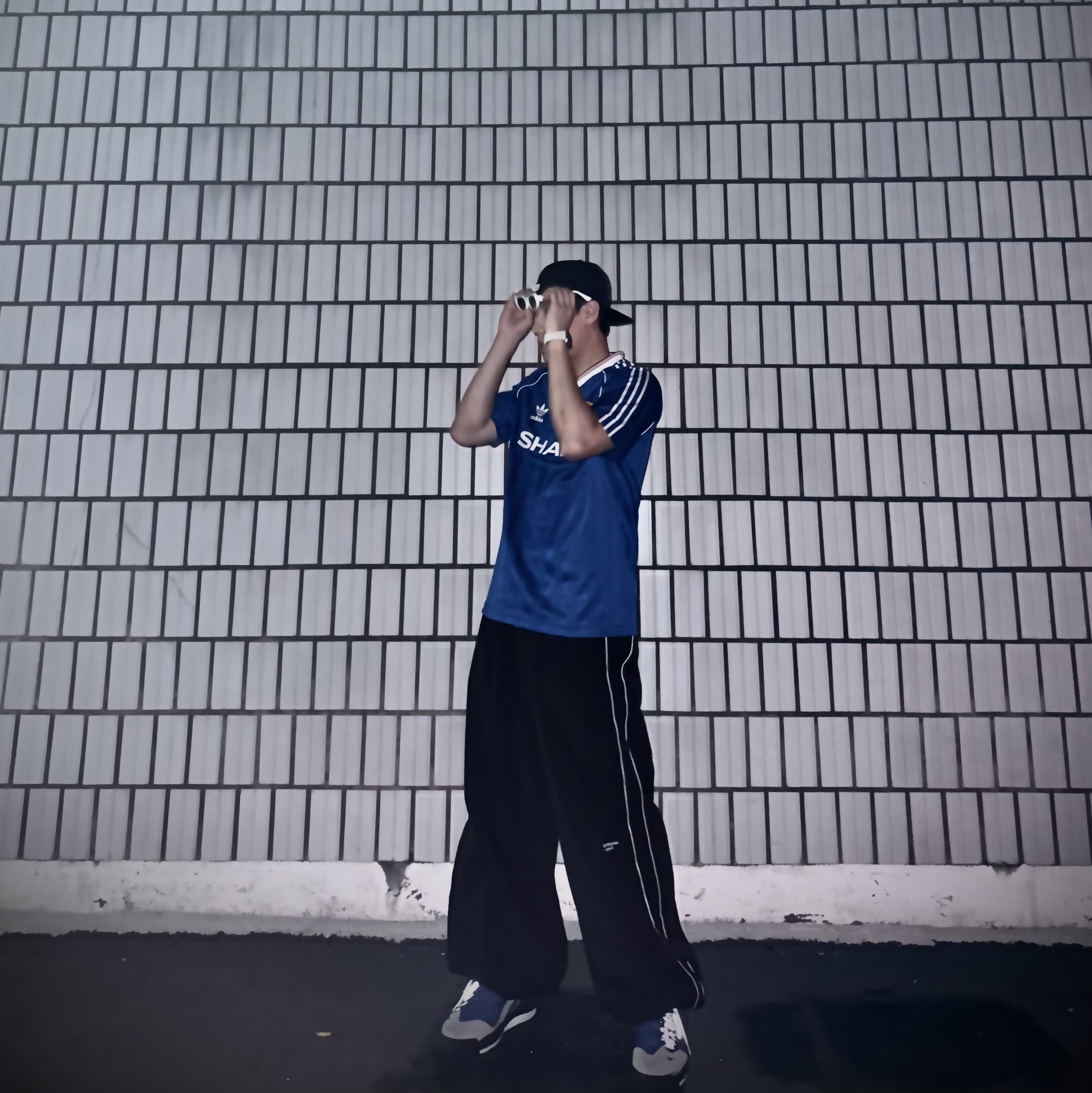 Undermycar Mu.126 Original Logo Piping Line Nylon Pants Black, Nike x Sacai Magmascape SP Varsity Royal 착용 스타일