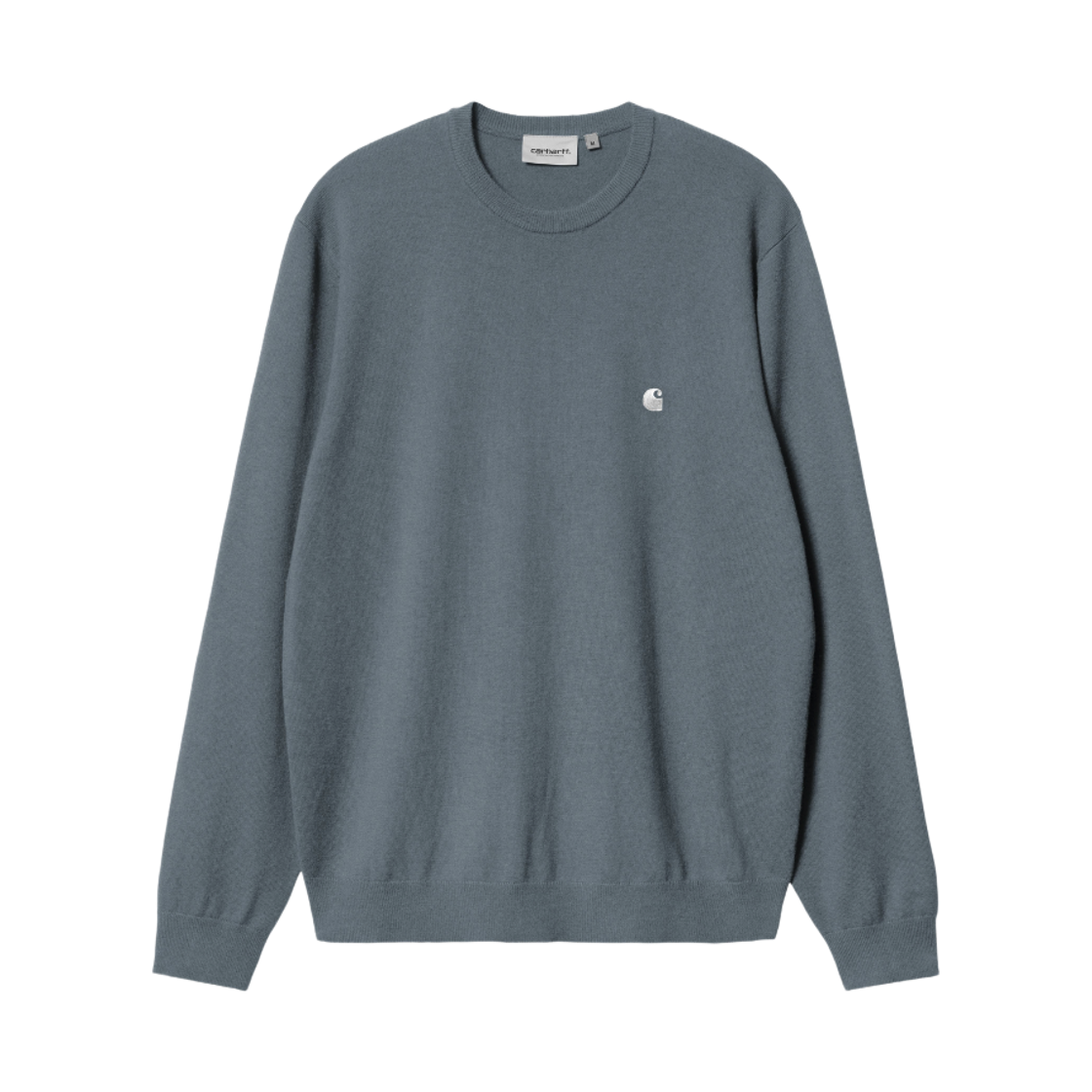 I030033-3PP-XX Carhartt WIP Madison Sweater Velvet Blue White