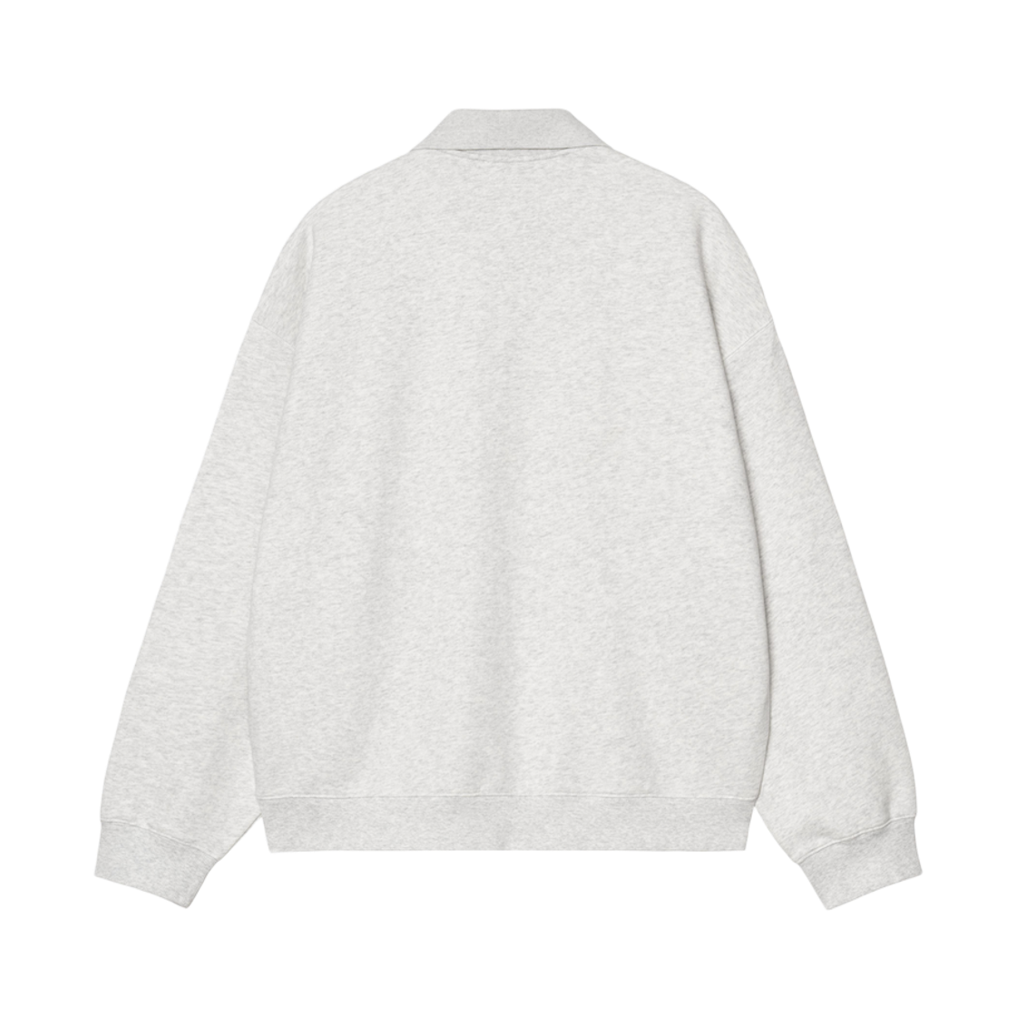 칼하트 WIP WIP 라벨 폴로 스웨트셔츠 애쉬 헤더(Carhartt WIP WIP Label Polo Sweatshirt Ash Heather) - 2