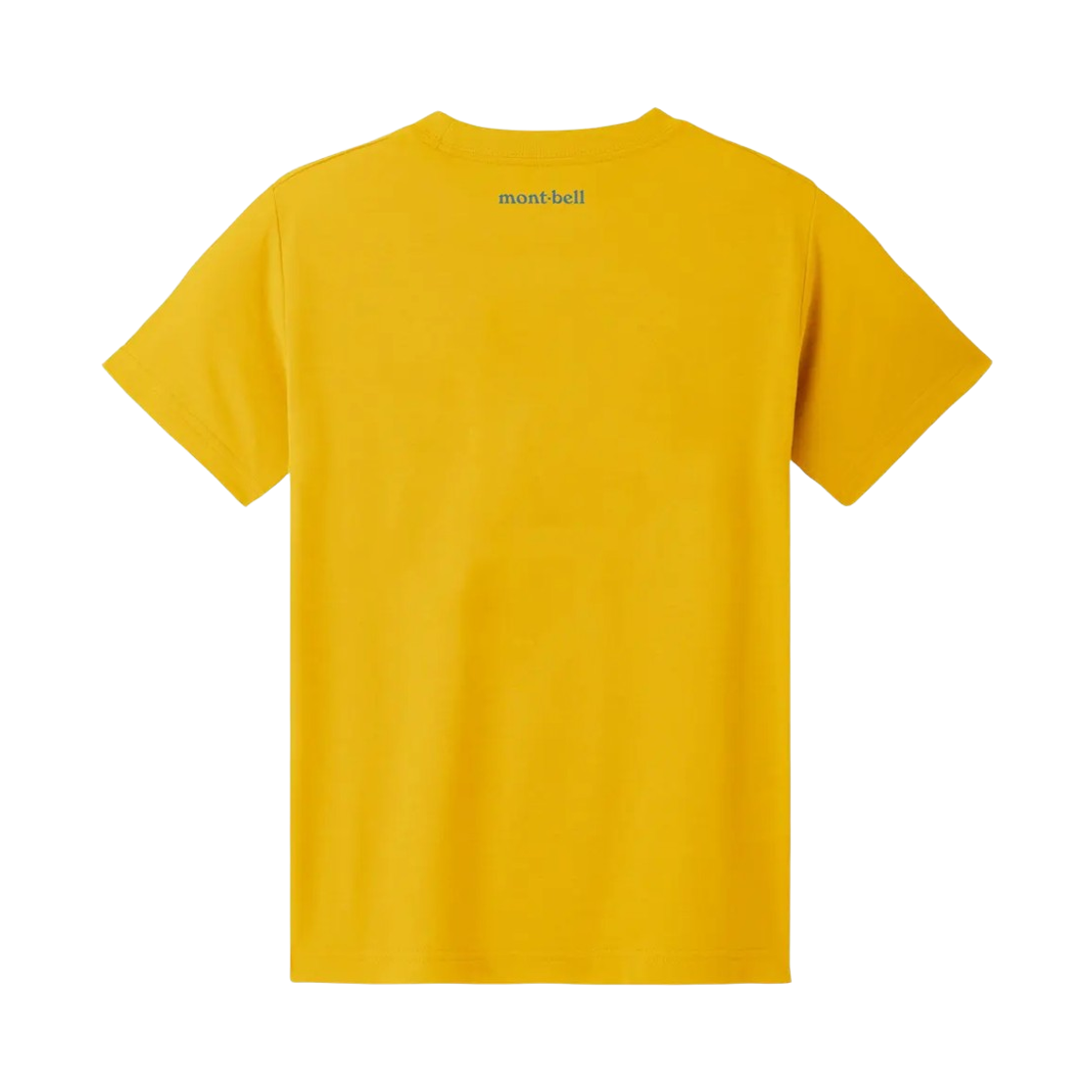 (키즈) 몽벨 위크론 락 로고 티셔츠 옐로우((Kids) Montbell Wickron Rock Logo T-Shirt Yellow) - 2