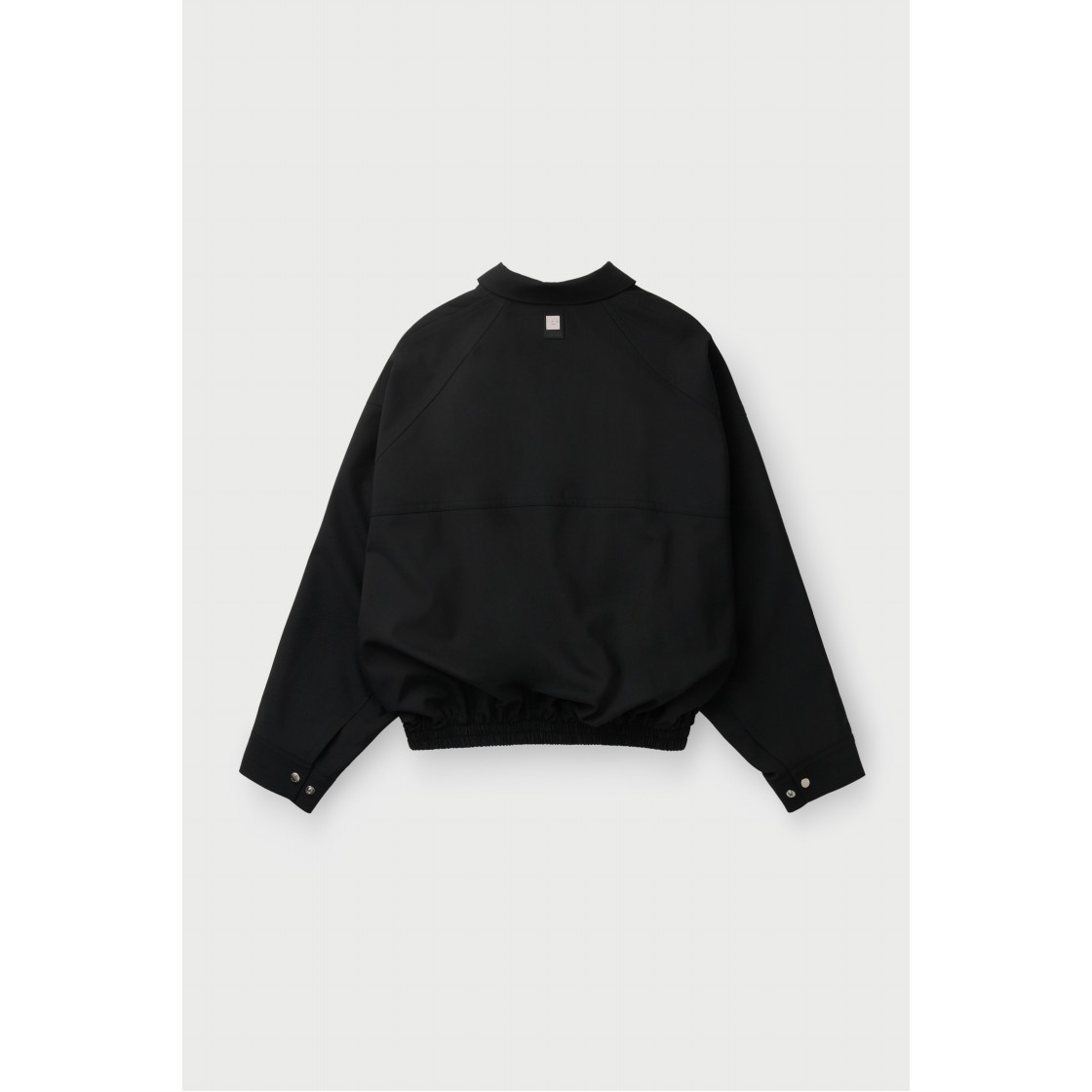 이로 니드 울 크롭 돌먼 집업 블루종 블랙(IRO Nid Wool Cropped Dolman Zip-Up Blouson Black) - 3