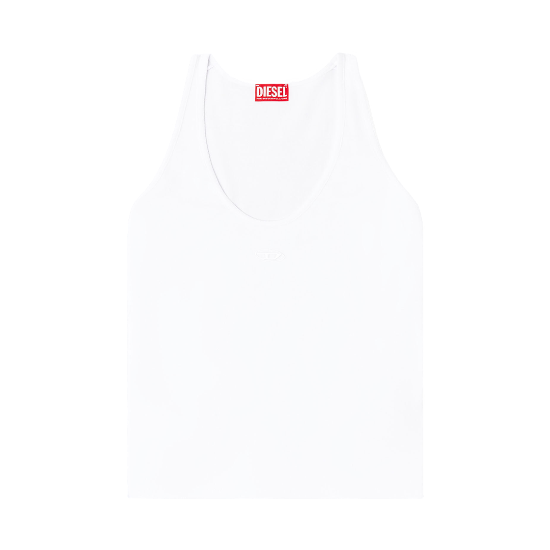 A215730JEAI-100 (W) Diesel T-Ipsya-Lkds Ribbed Tank with Oval D White