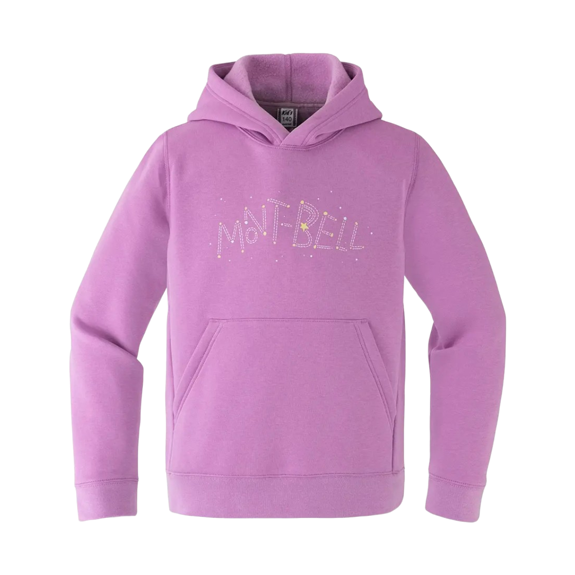 2104856 (Kids) Montbell Cotton Hooded Sweatshirt Pink