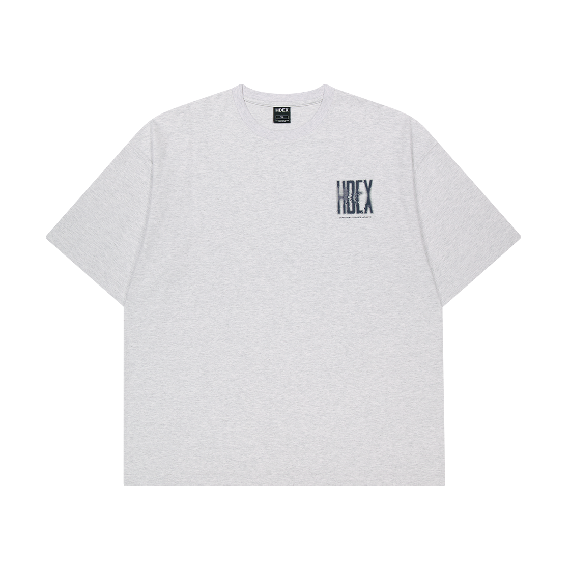 H3AM1MLTS37MWH HDEX Crack Printed Short Sleeve Melange White