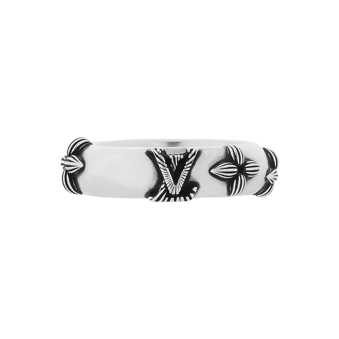 루이비통 LV 위스퍼 링 스털링 실버(Louis Vuitton LV Whisper Ring Sterling SiLVer) - 1