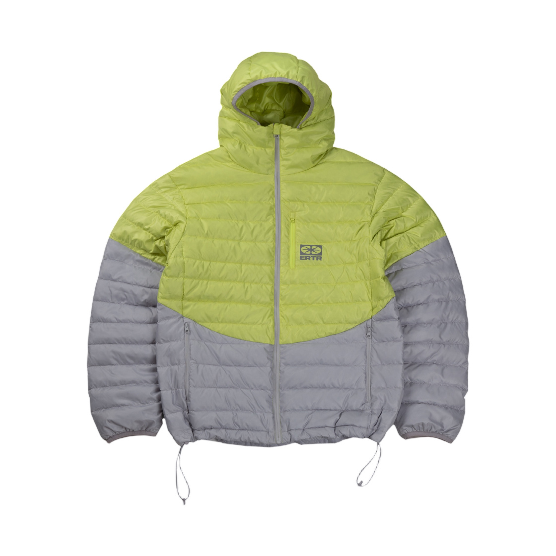 이알티알 투톤 라이트 다운 자켓 네온 그린(ERTR Two-tone Light Down Jacket Neon Green)