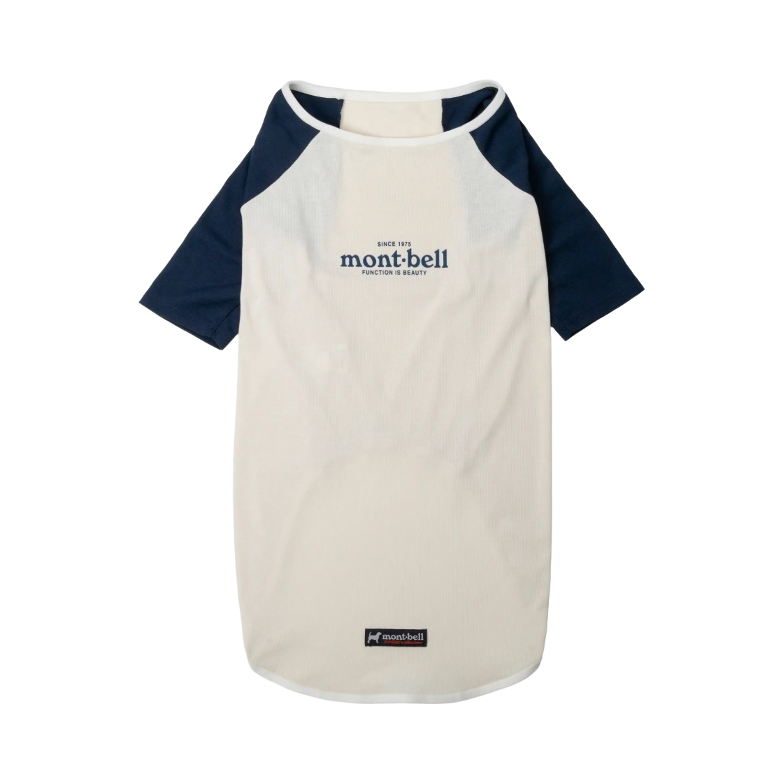 몽벨 위크론 도그 래글런 티셔츠 라지 아이보리(Montbell Wickron Dog Raglan T-Shirt Large Ivory)