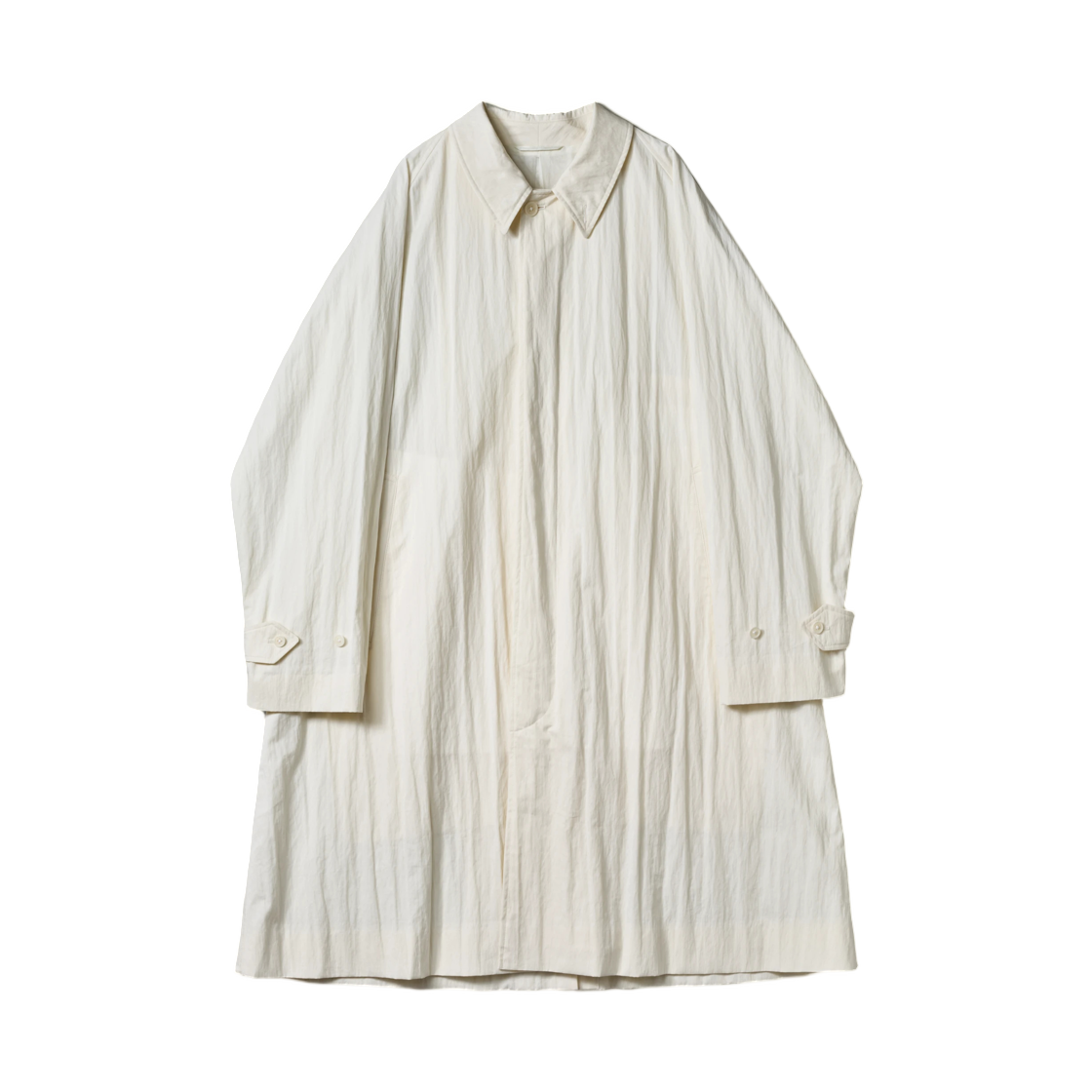 A0KS0000PTI2 Kaptain Sunshine C/N Twill Walker Coat Ecru